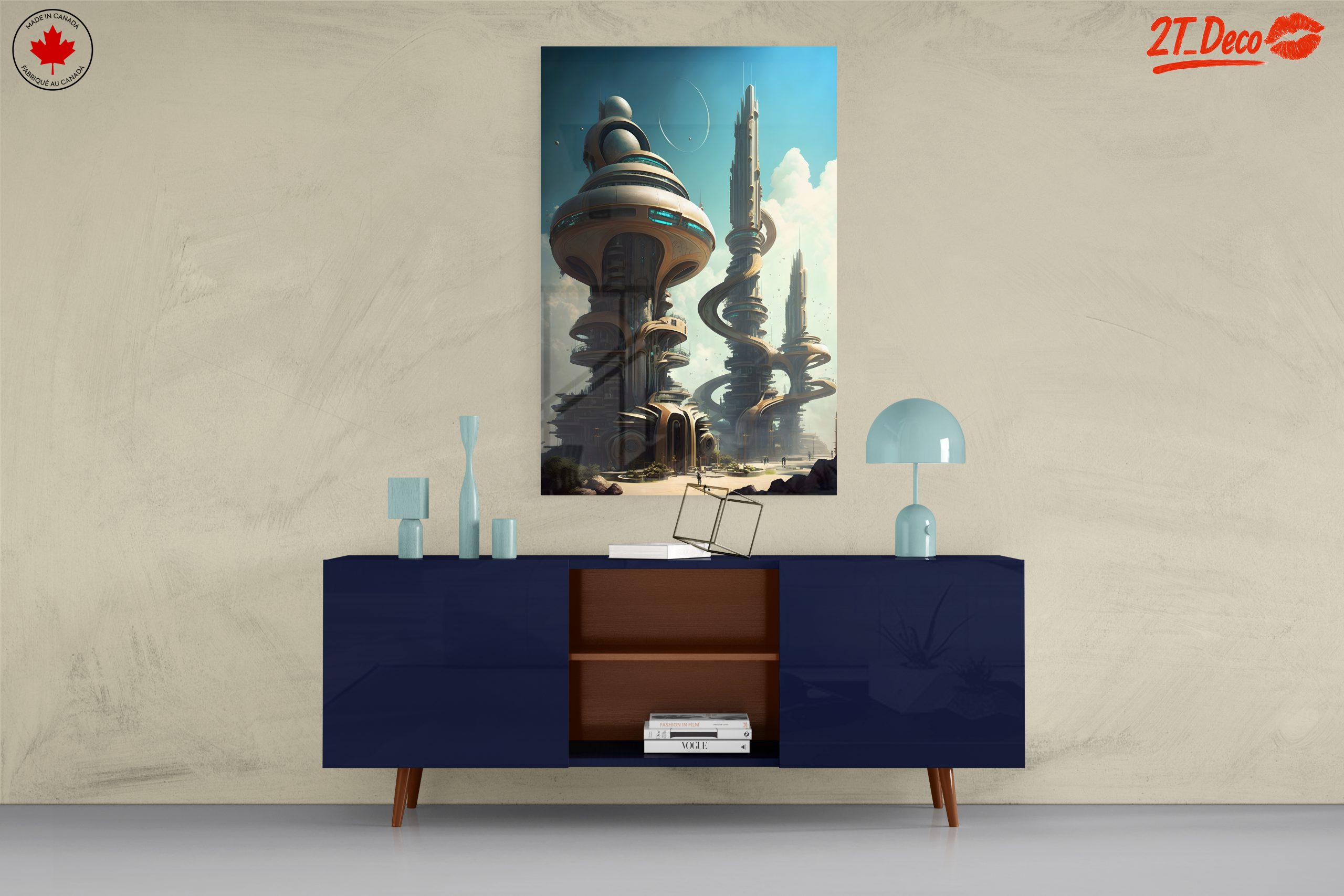 Futuristic Cityscape with Iconic Architecture - Image 8