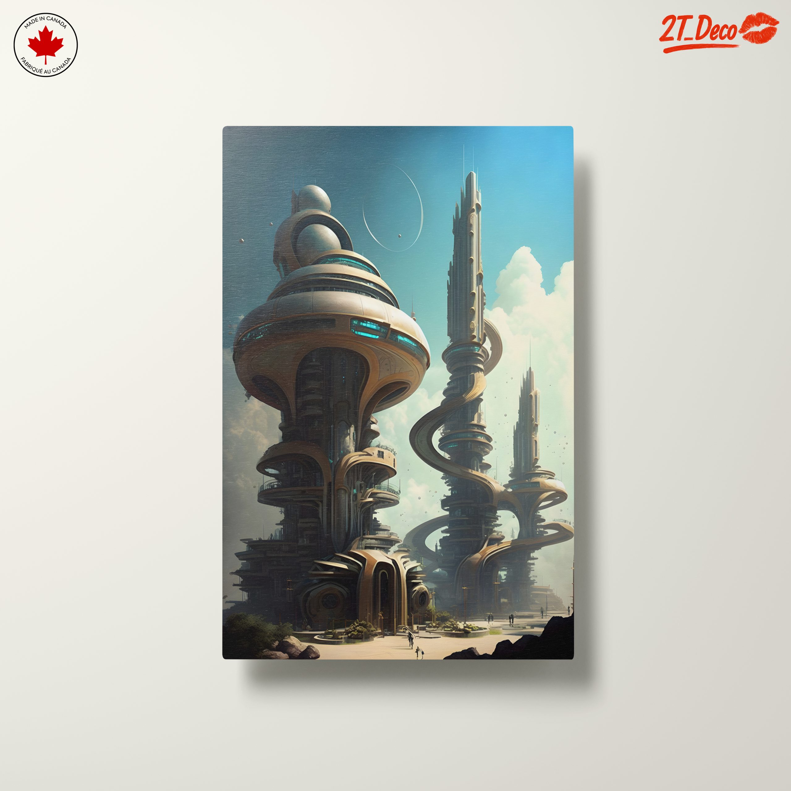 Futuristic Cityscape with Iconic Architecture - Image 10