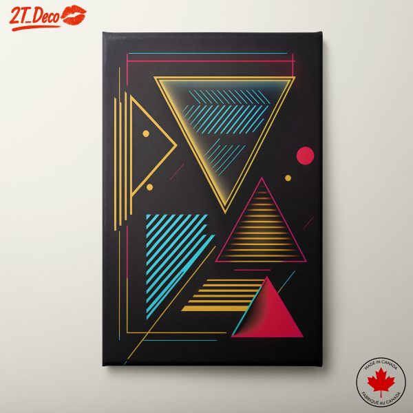 Vibrant Geometric Abstract Shapes