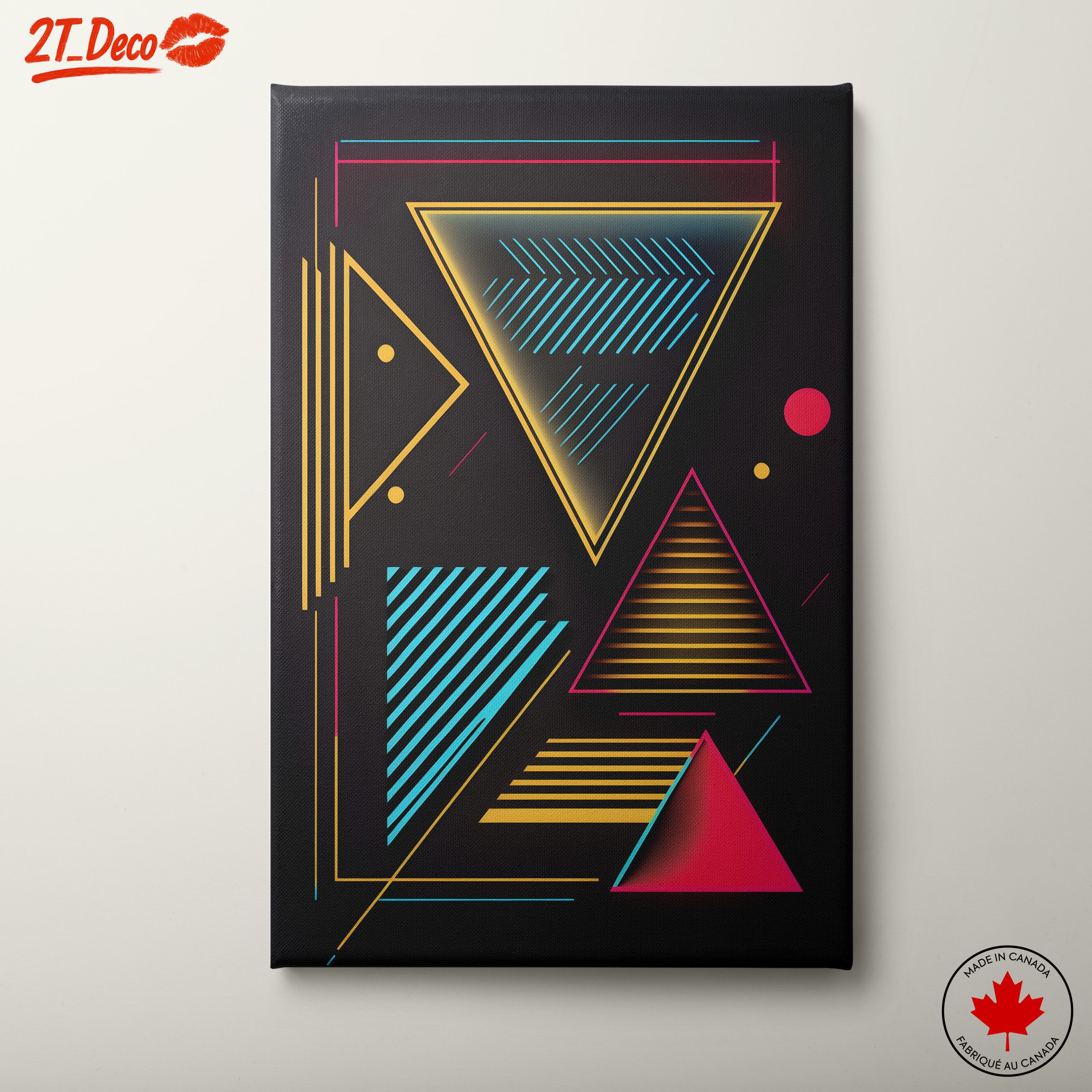 Vibrant Geometric Abstract Shapes