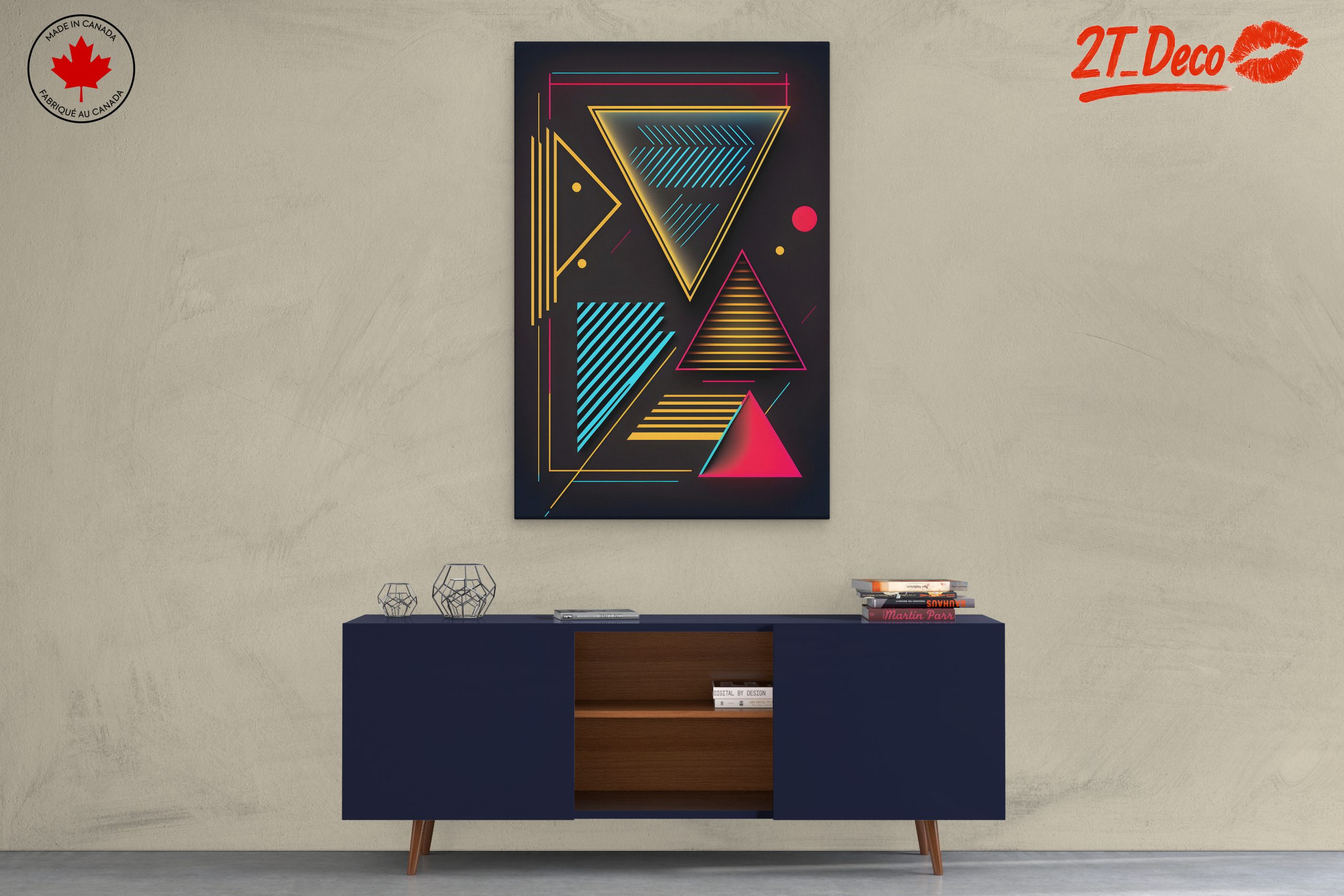 Vibrant Geometric Abstract Shapes - Image 3