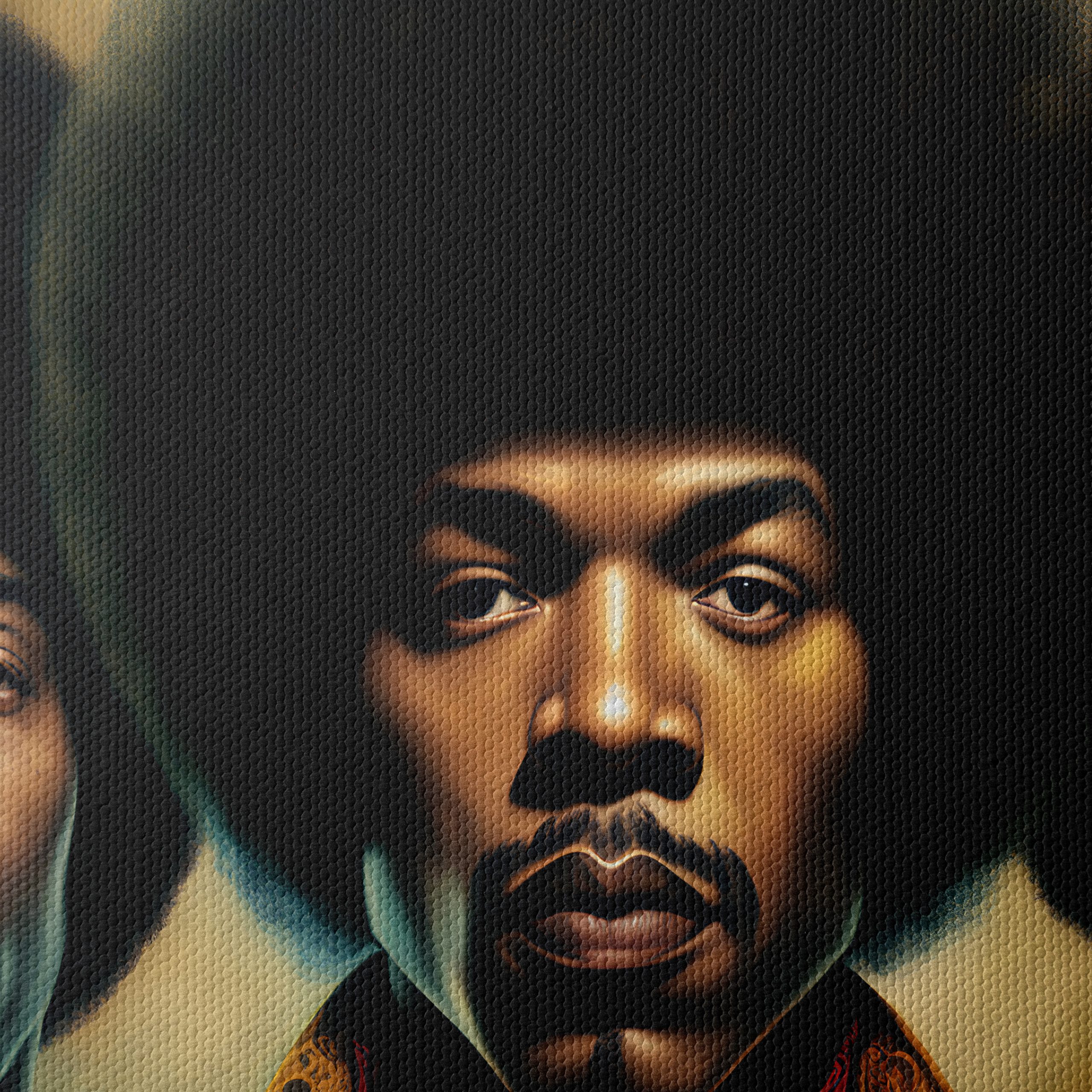 Modern Cultural Portrait of Afro Style Figures - Image 4