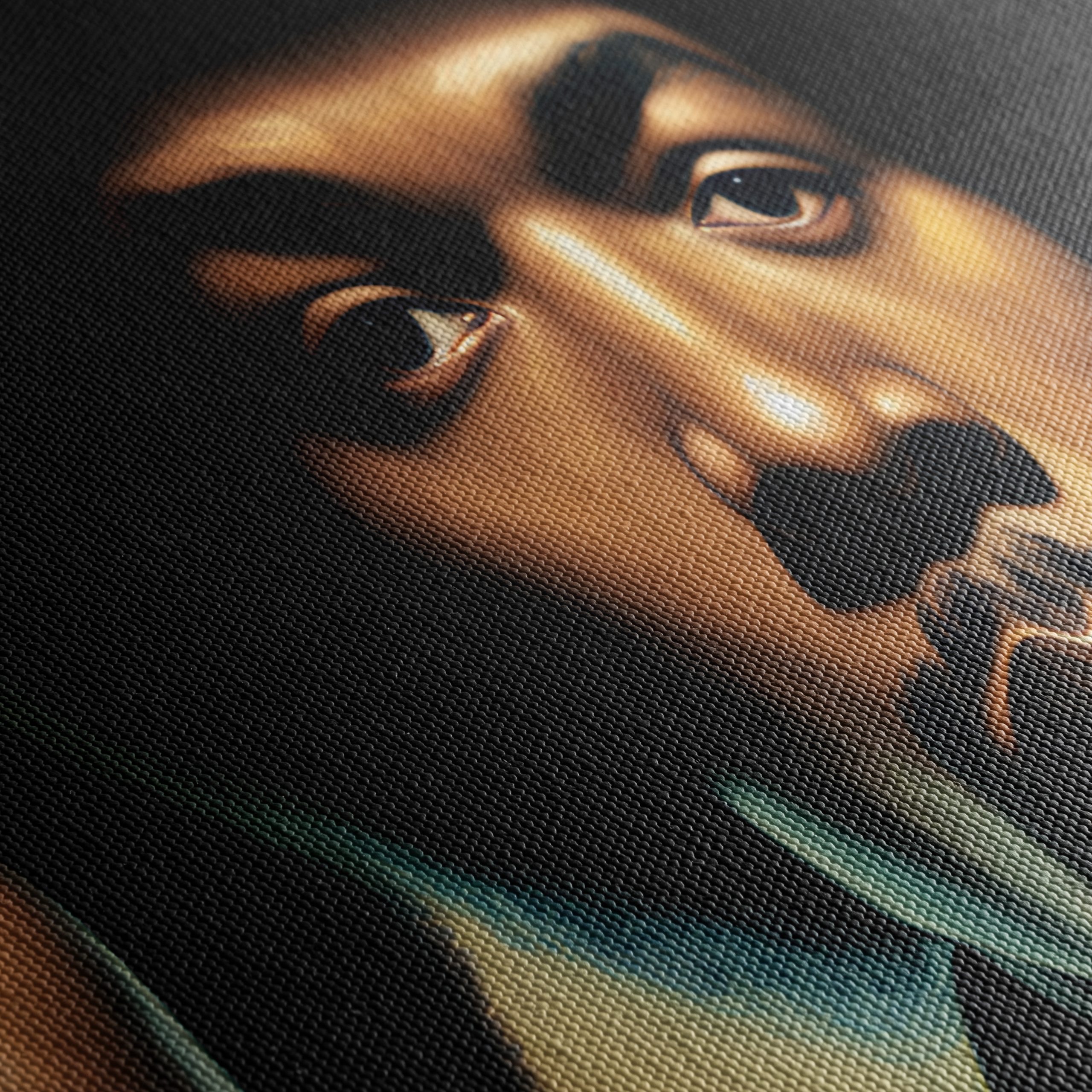 Modern Cultural Portrait of Afro Style Figures - Image 5