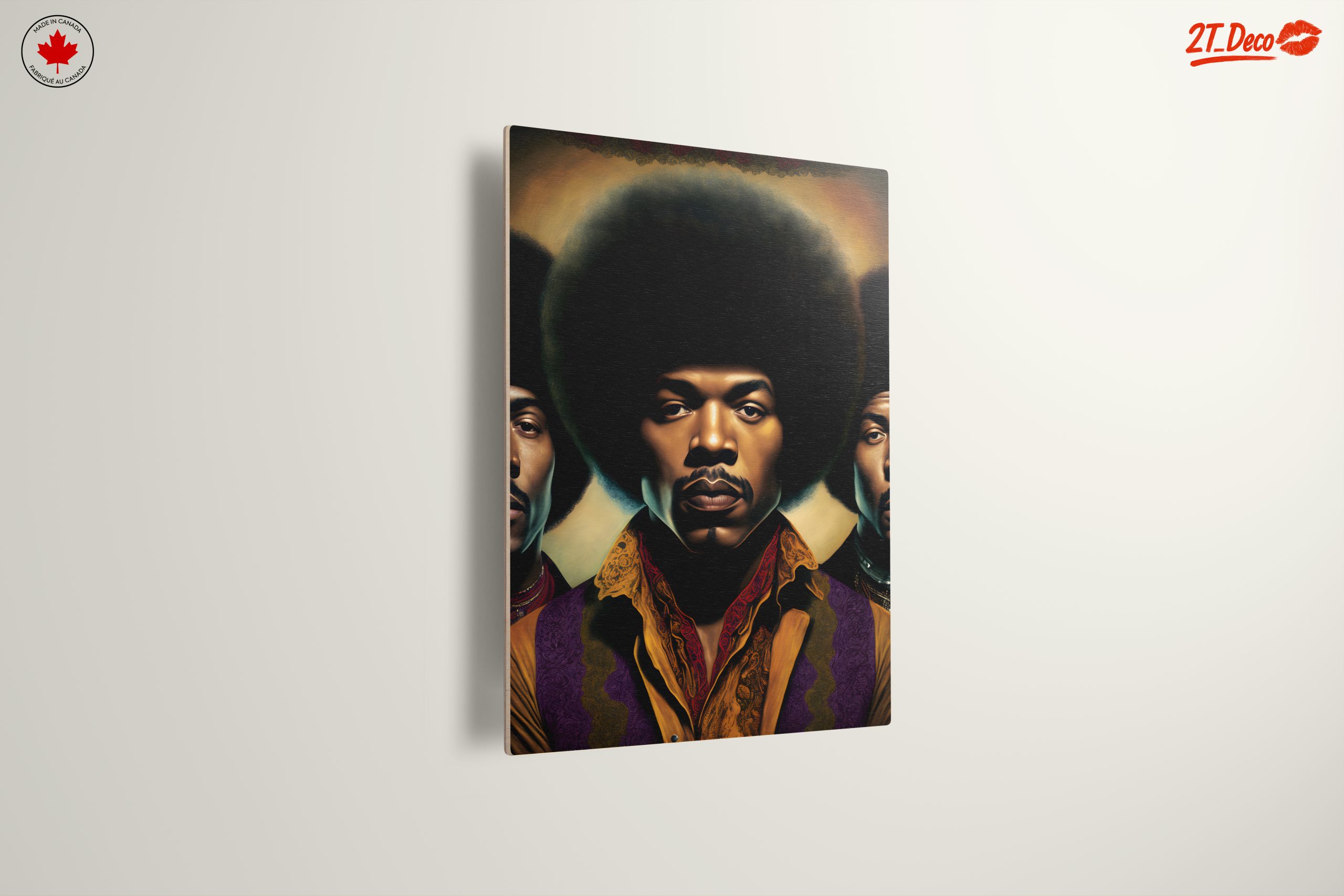 Modern Cultural Portrait of Afro Style Figures - Image 13