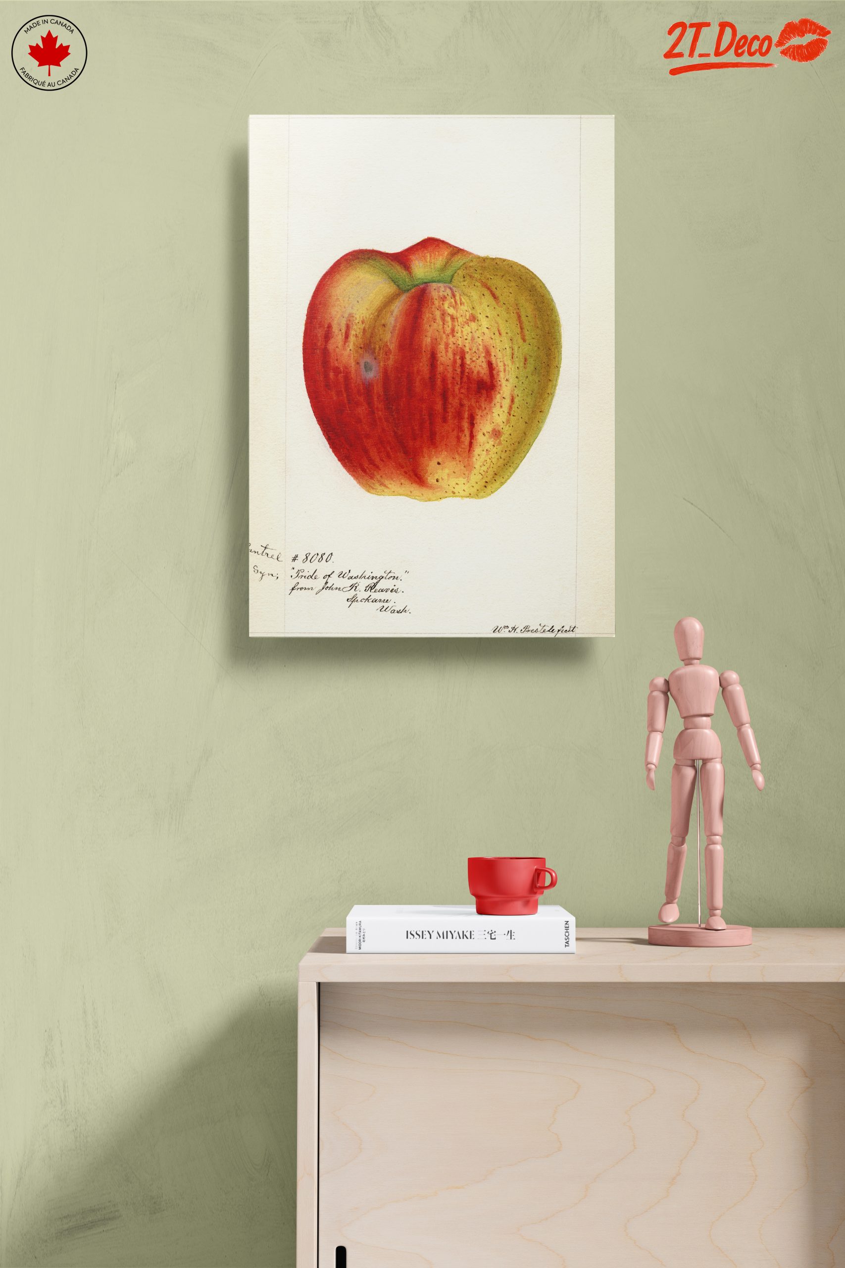 Stylized Apple Artwork in Abstract Style - Image 14