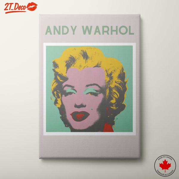 Andy Warhol Inspired Marilyn Monroe Artwork