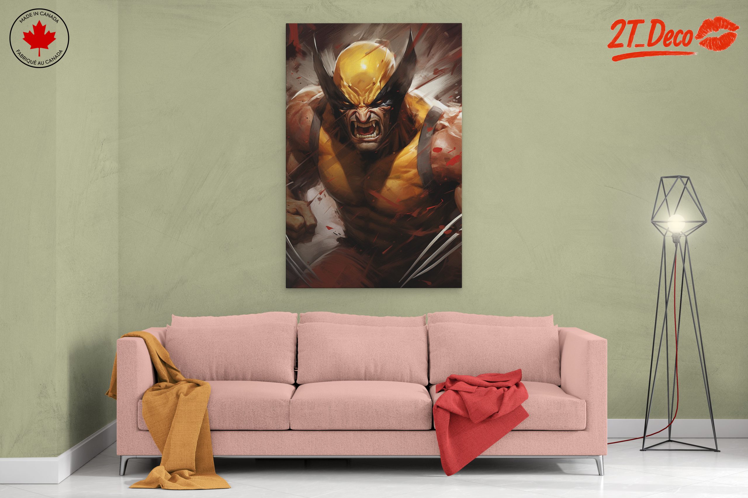 Fierce Wolverine Action Character Art - Image 2