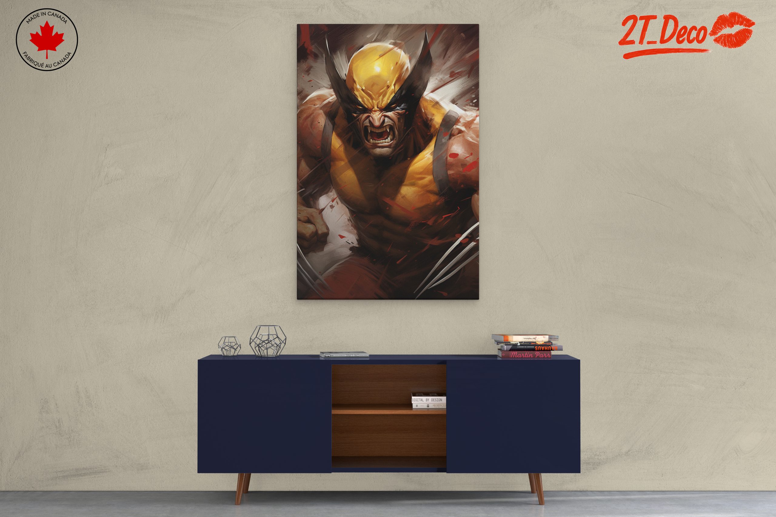 Fierce Wolverine Action Character Art - Image 3