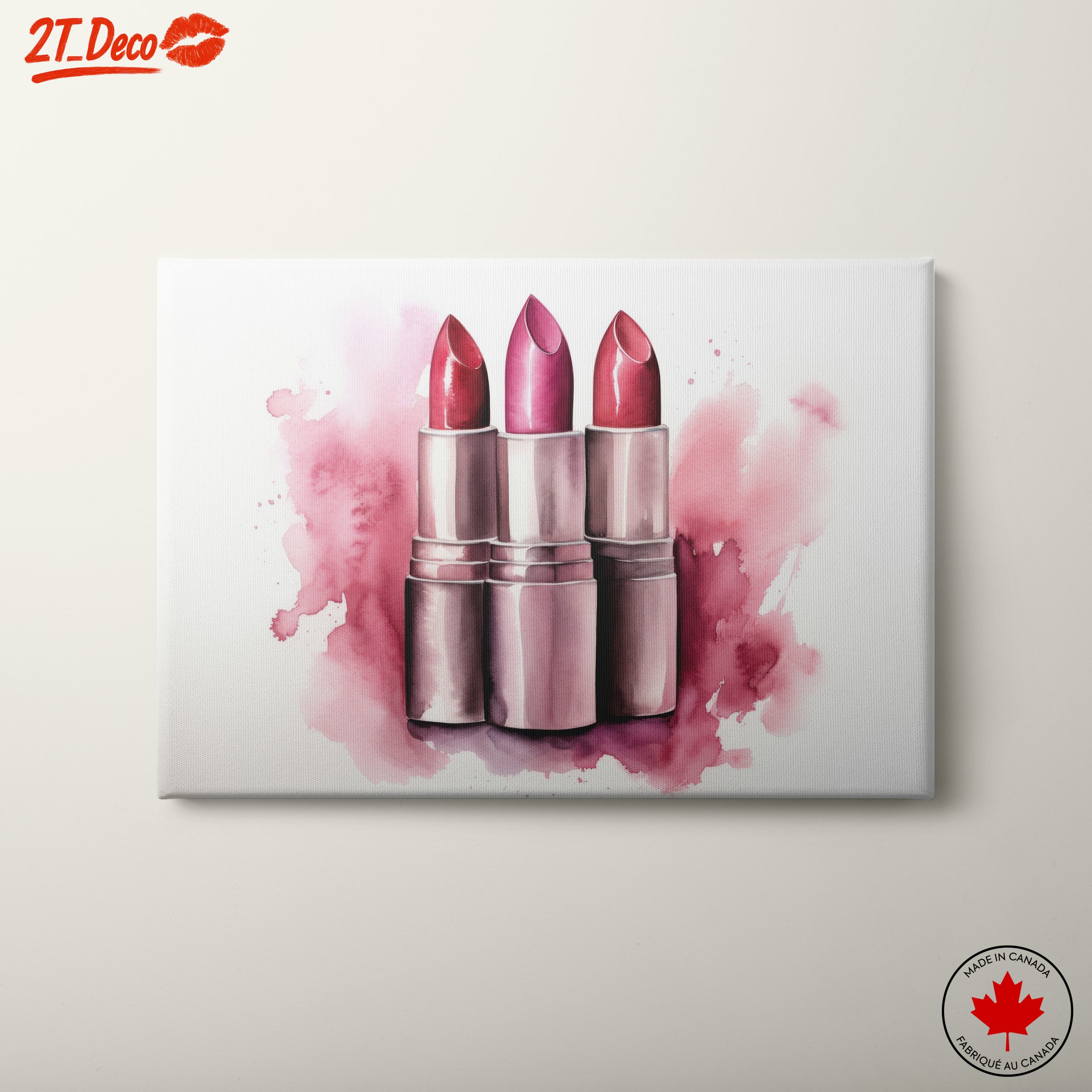 Beautiful Lipstick Art for Glamorous Spaces