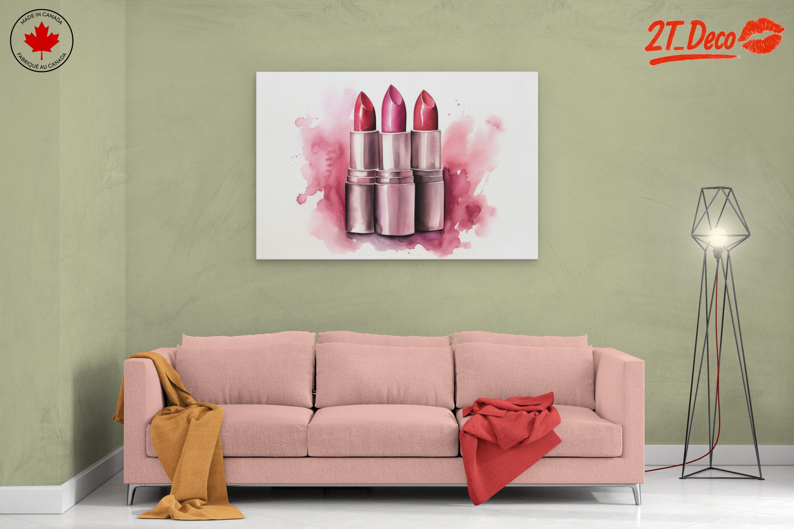 Beautiful Lipstick Art for Glamorous Spaces - Image 2