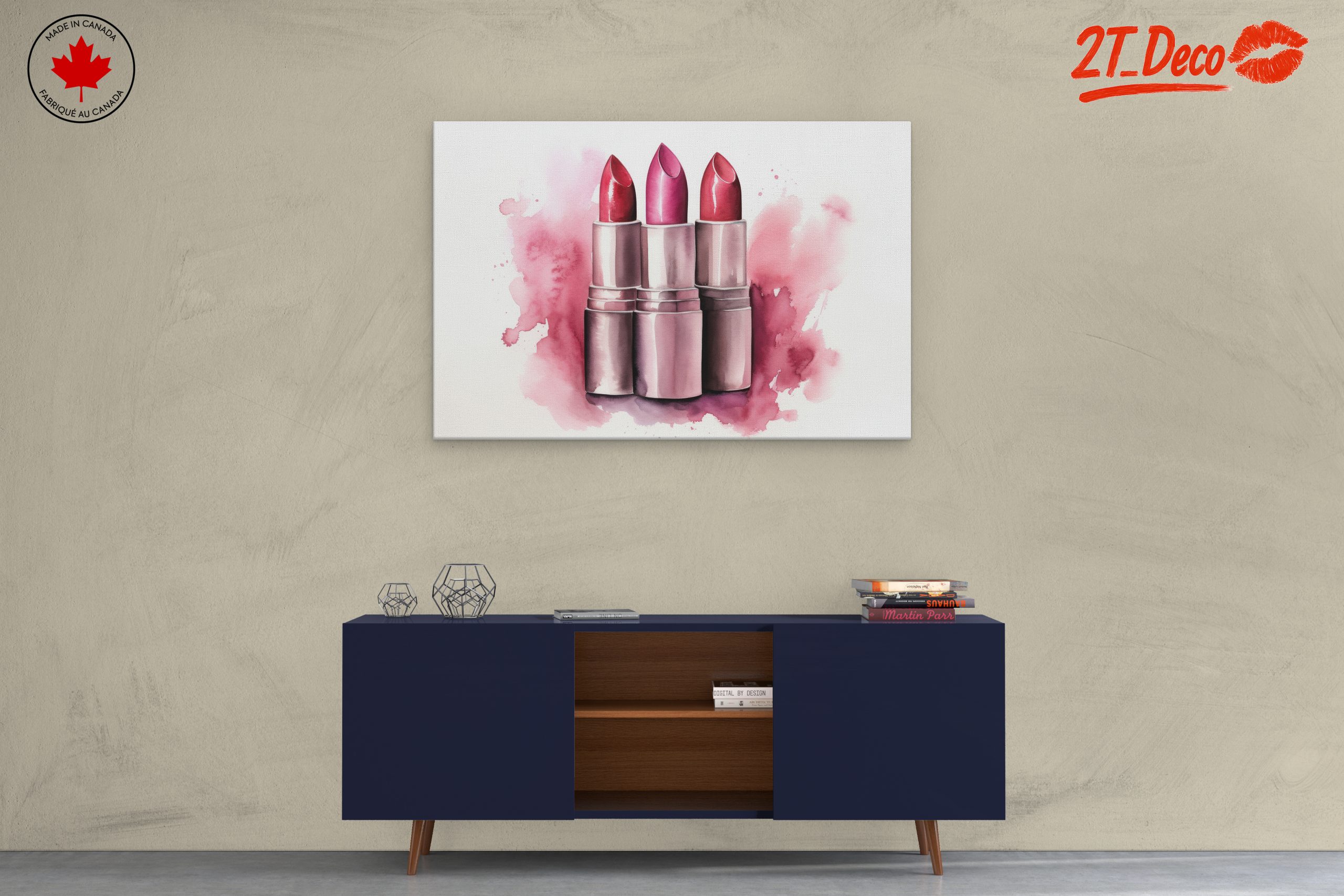 Beautiful Lipstick Art for Glamorous Spaces - Image 3