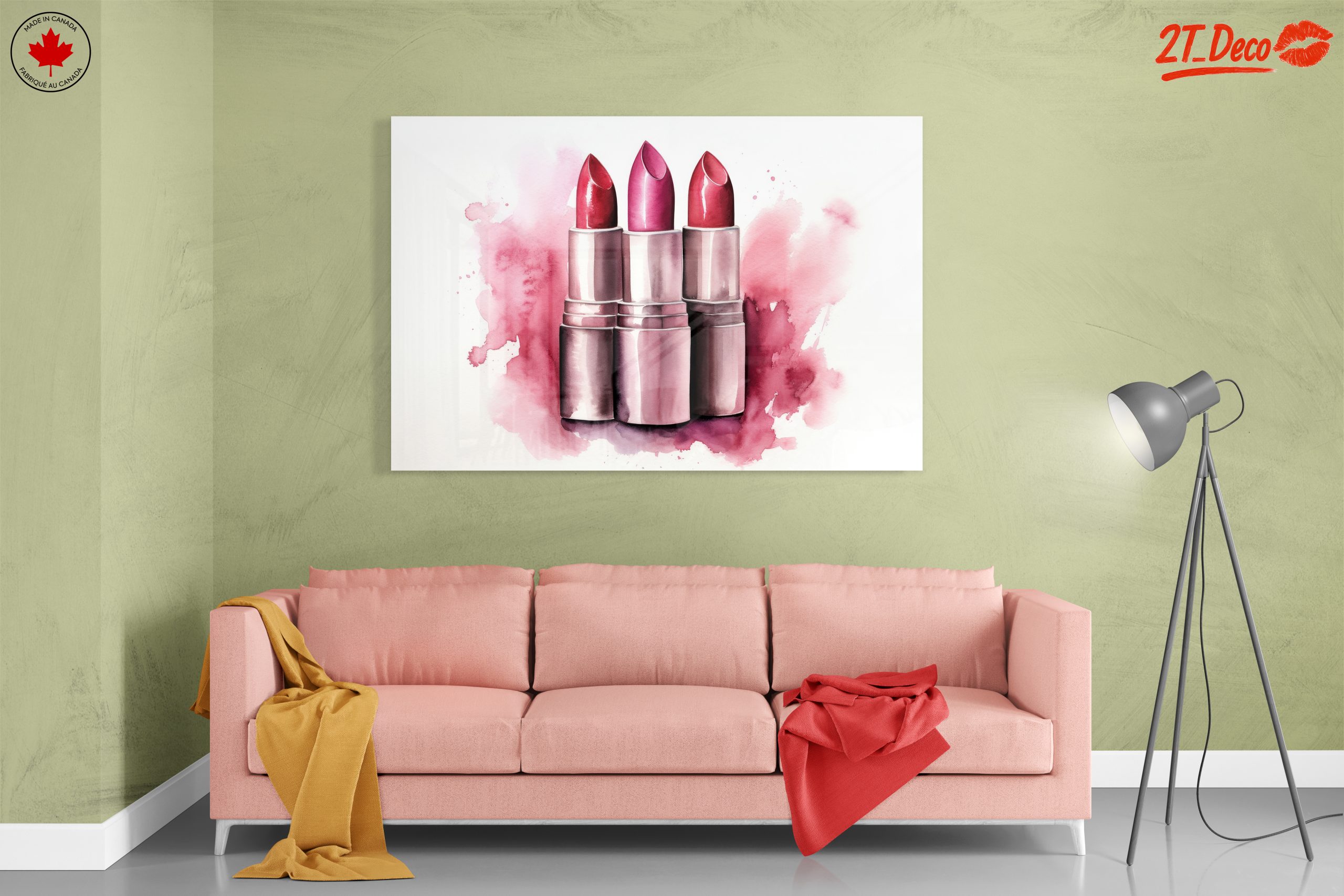 Beautiful Lipstick Art for Glamorous Spaces - Image 7