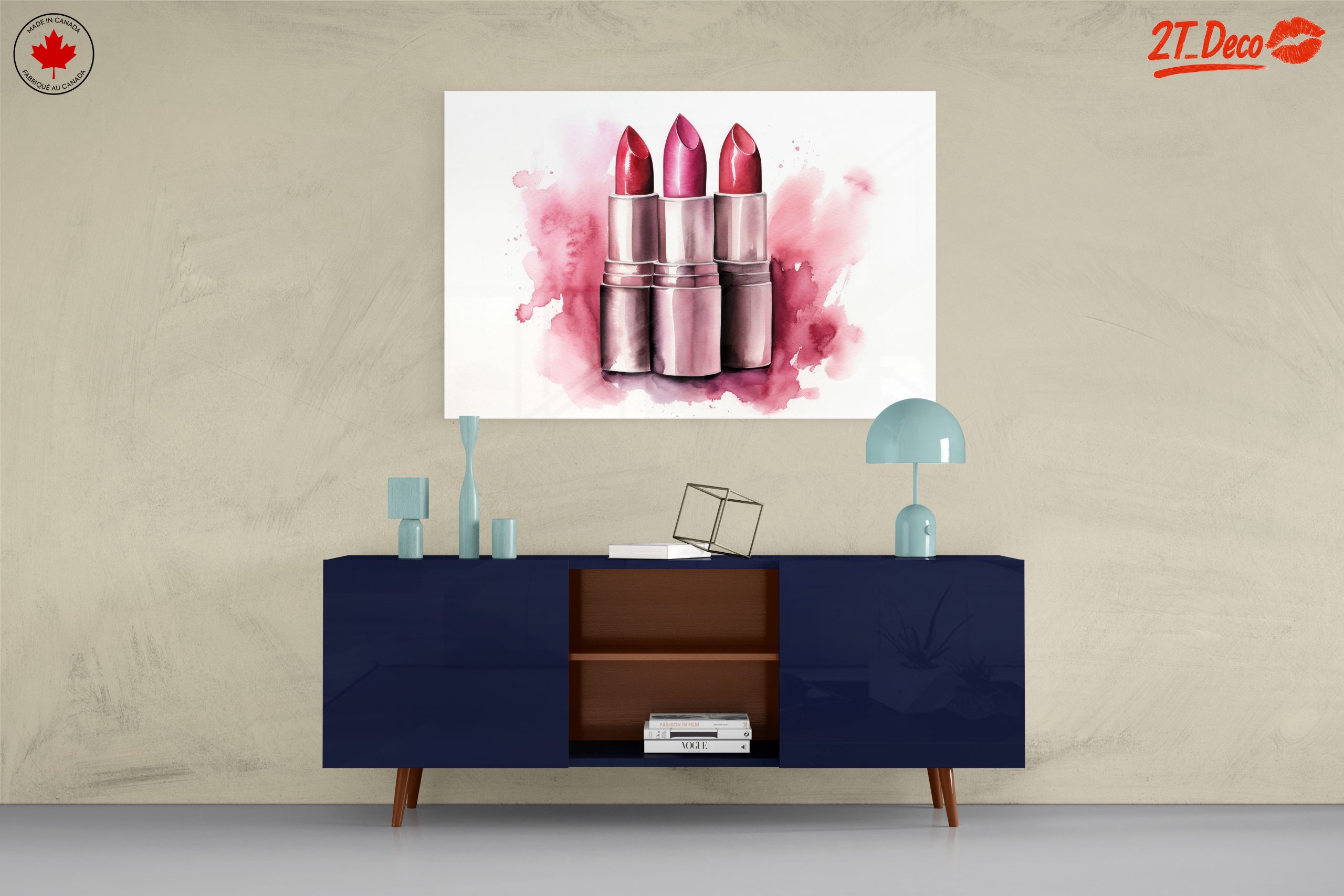 Beautiful Lipstick Art for Glamorous Spaces - Image 8