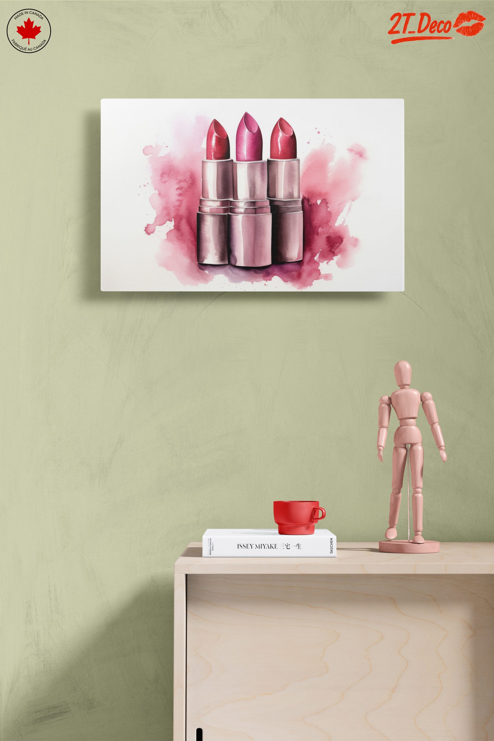 Beautiful Lipstick Art for Glamorous Spaces - Image 14