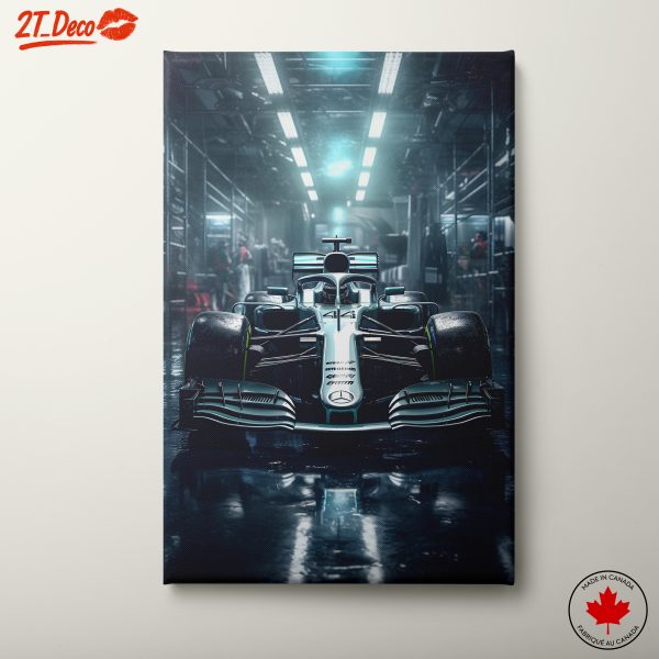 Formula 1 Race Car in the Paddock