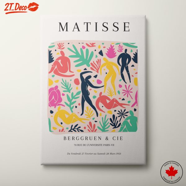 Vibrant Modern Botanical Art by Matisse