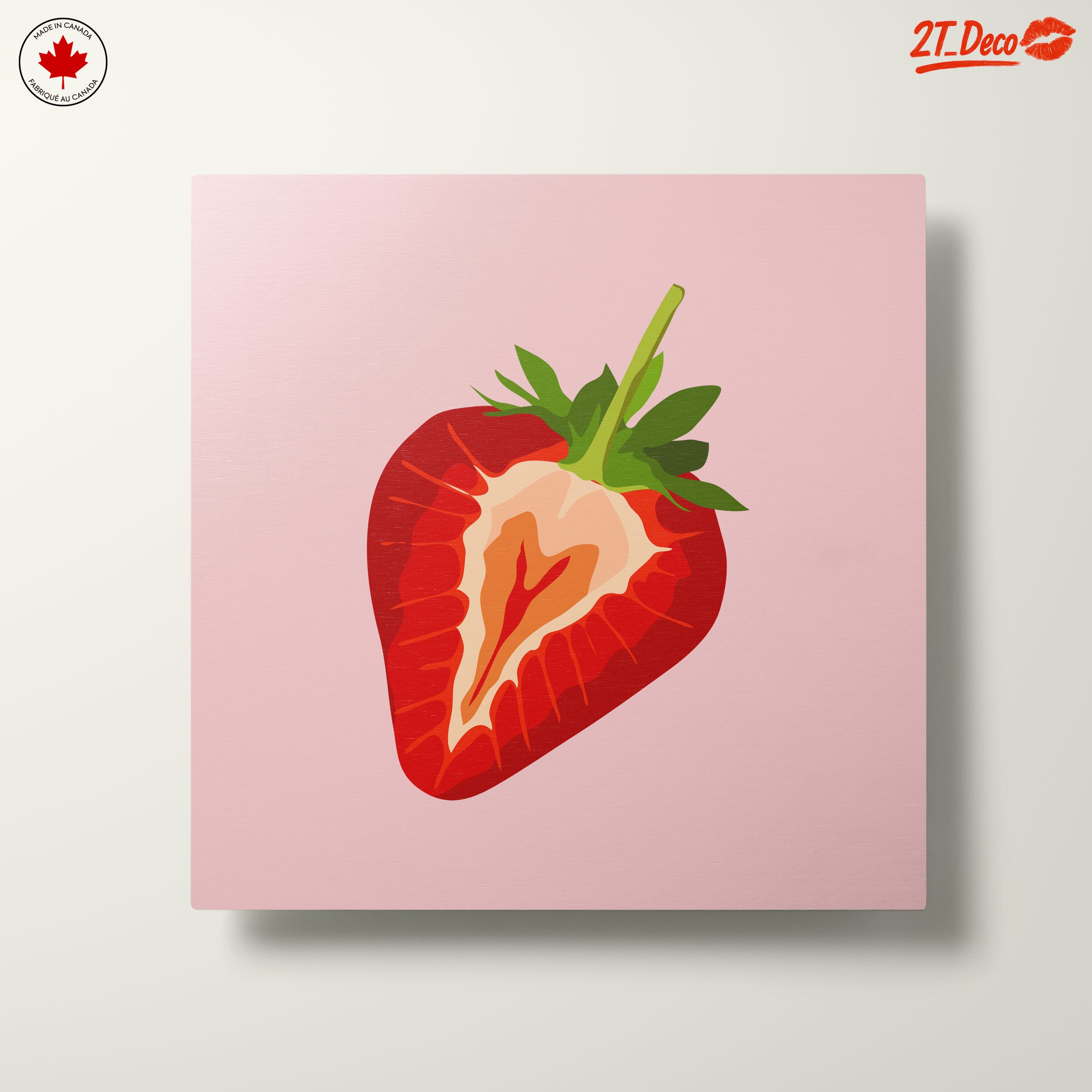 Stylized Strawberry Abstract Art 2 - Image 10