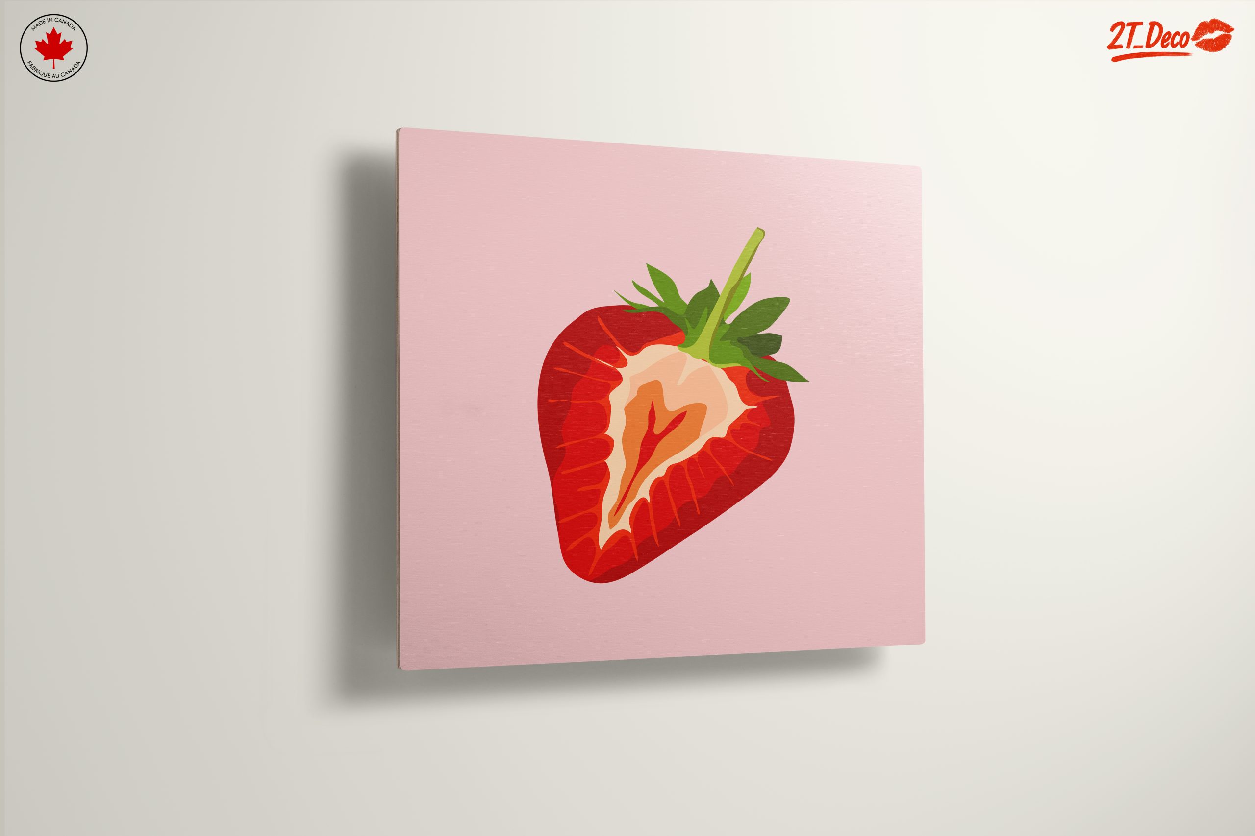 Stylized Strawberry Abstract Art 2 - Image 13