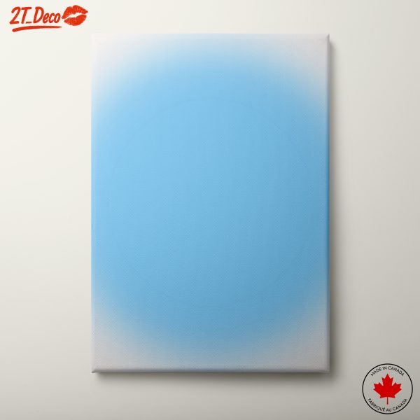 Soft Blue Abstract Art