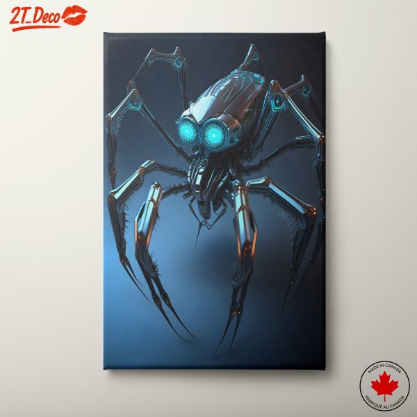 Futuristic Mechanical Spider Artwork