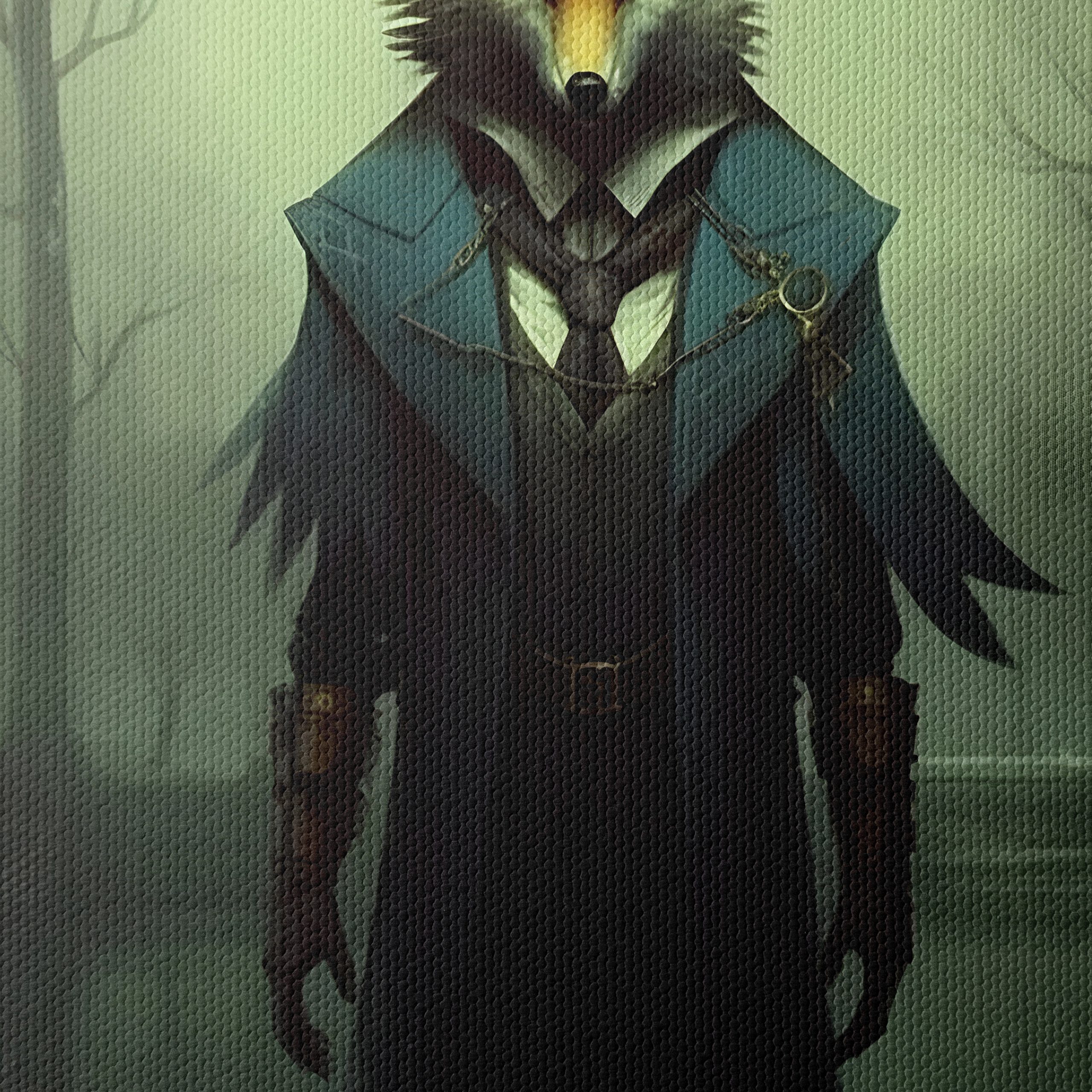 Stylized Fox Character in Dark Fantasy Setting - Image 4