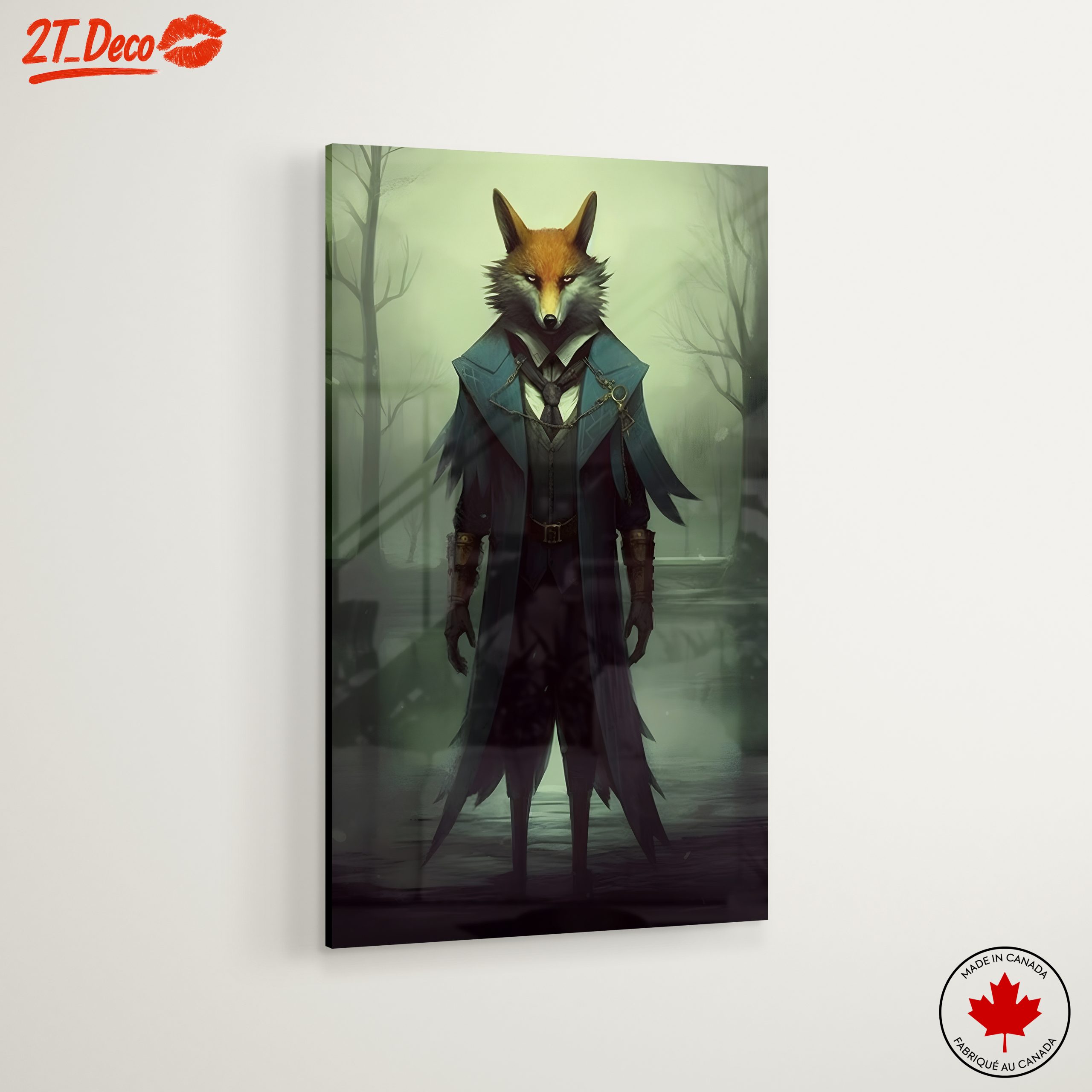 Stylized Fox Character in Dark Fantasy Setting - Image 6