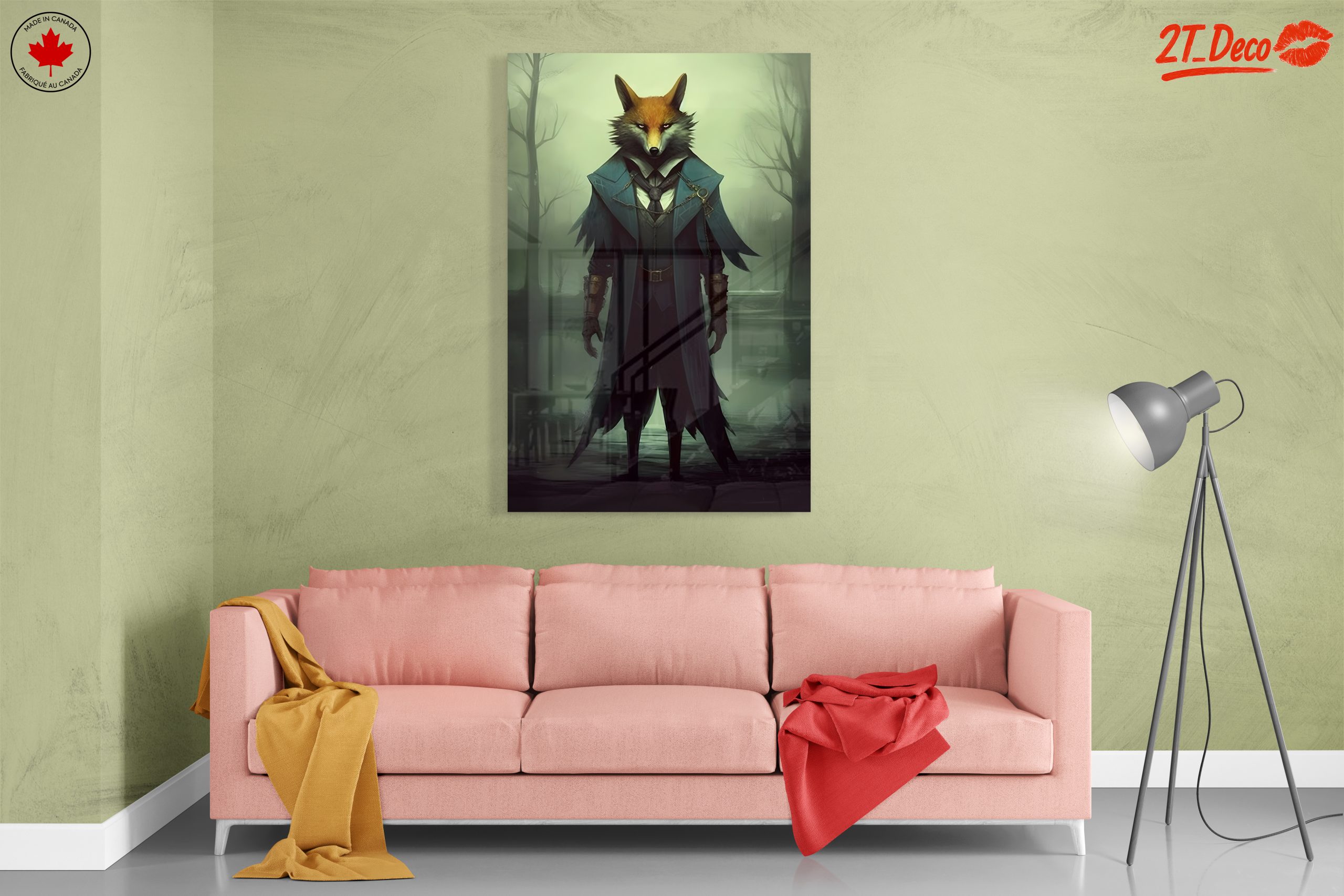 Stylized Fox Character in Dark Fantasy Setting - Image 7