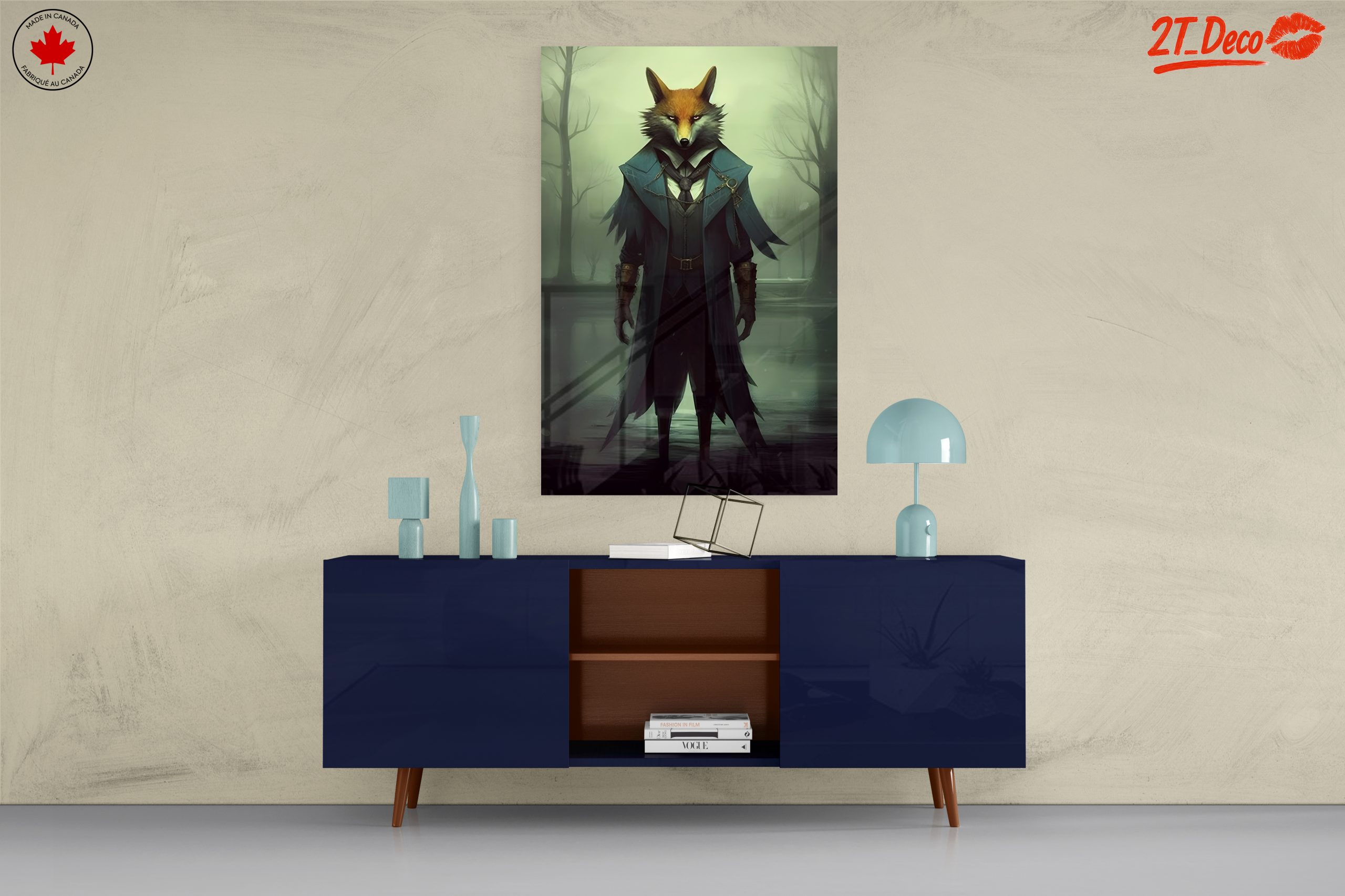 Stylized Fox Character in Dark Fantasy Setting - Image 8