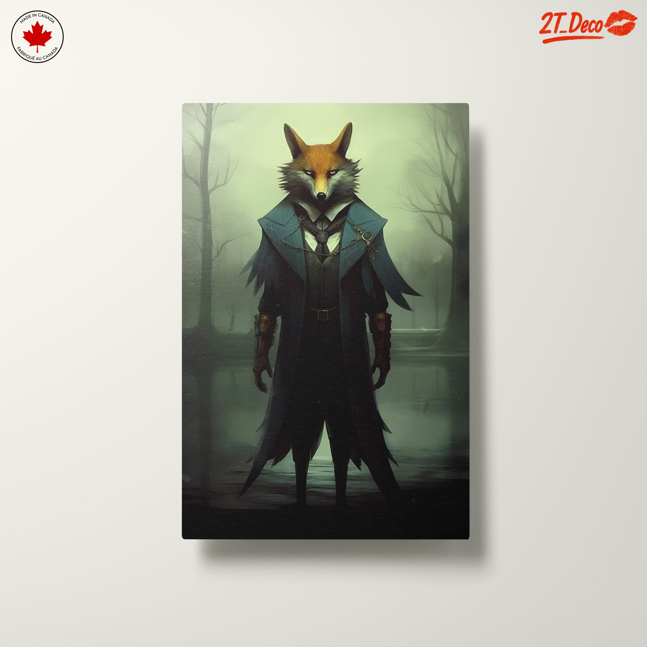 Stylized Fox Character in Dark Fantasy Setting - Image 10
