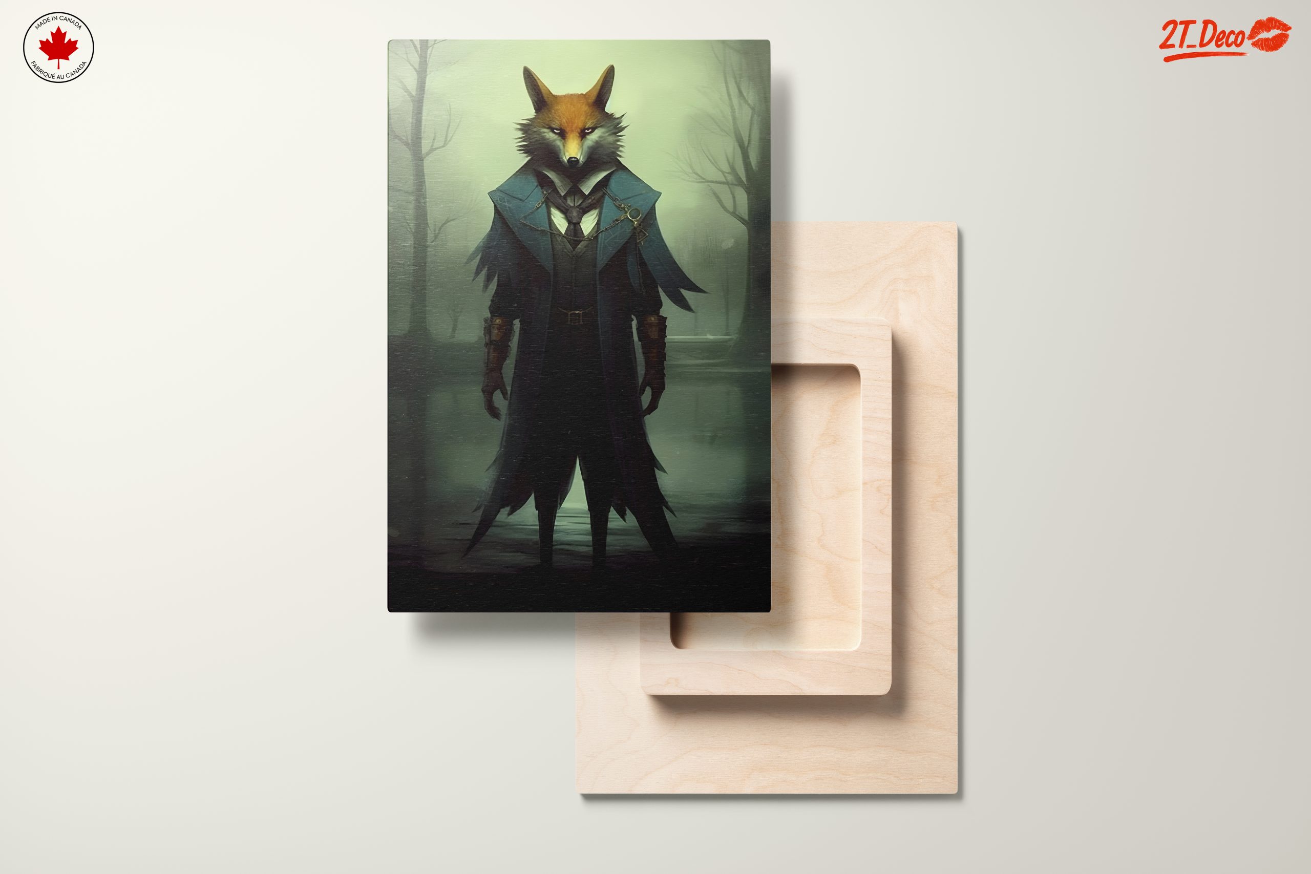 Stylized Fox Character in Dark Fantasy Setting - Image 11