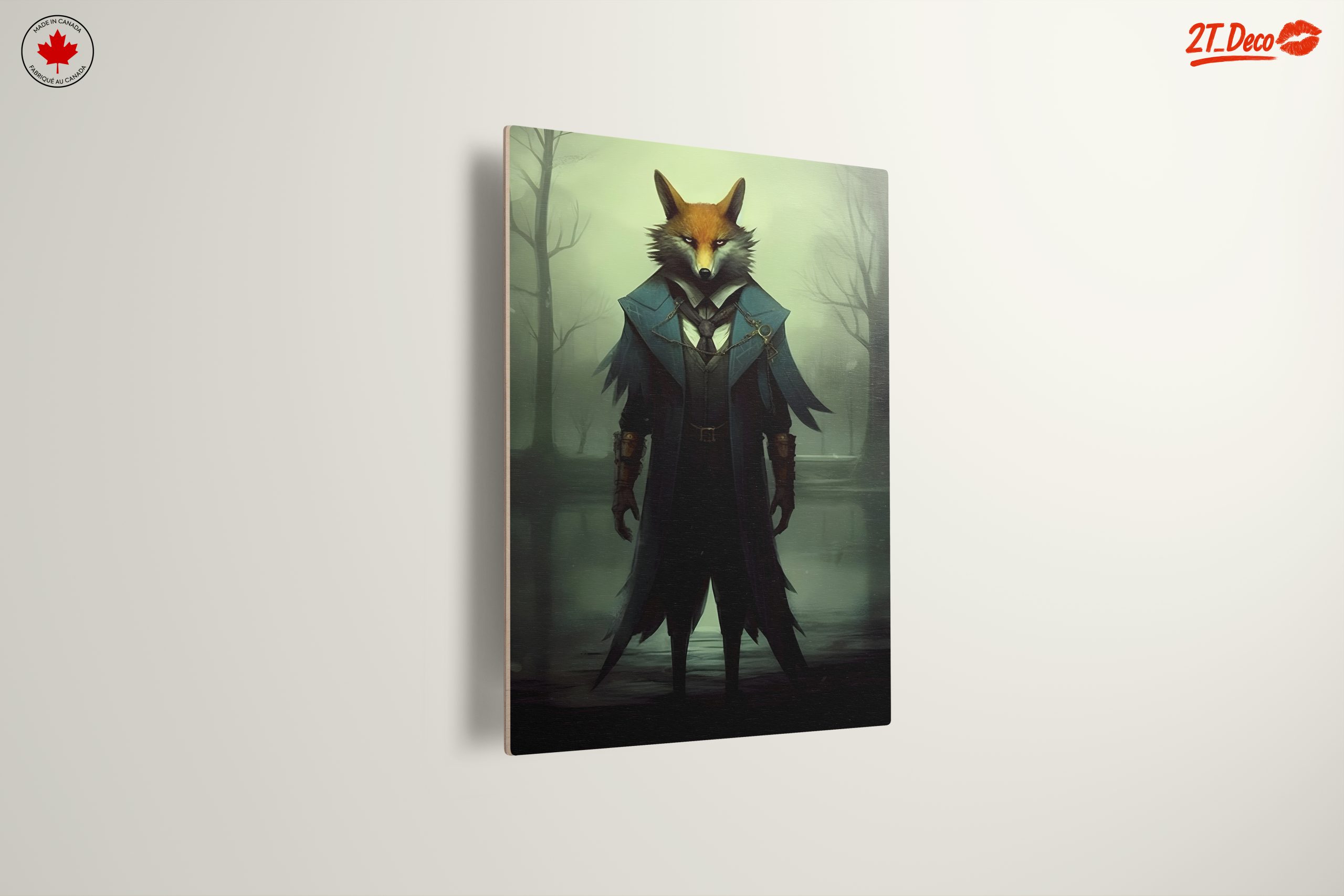 Stylized Fox Character in Dark Fantasy Setting - Image 13