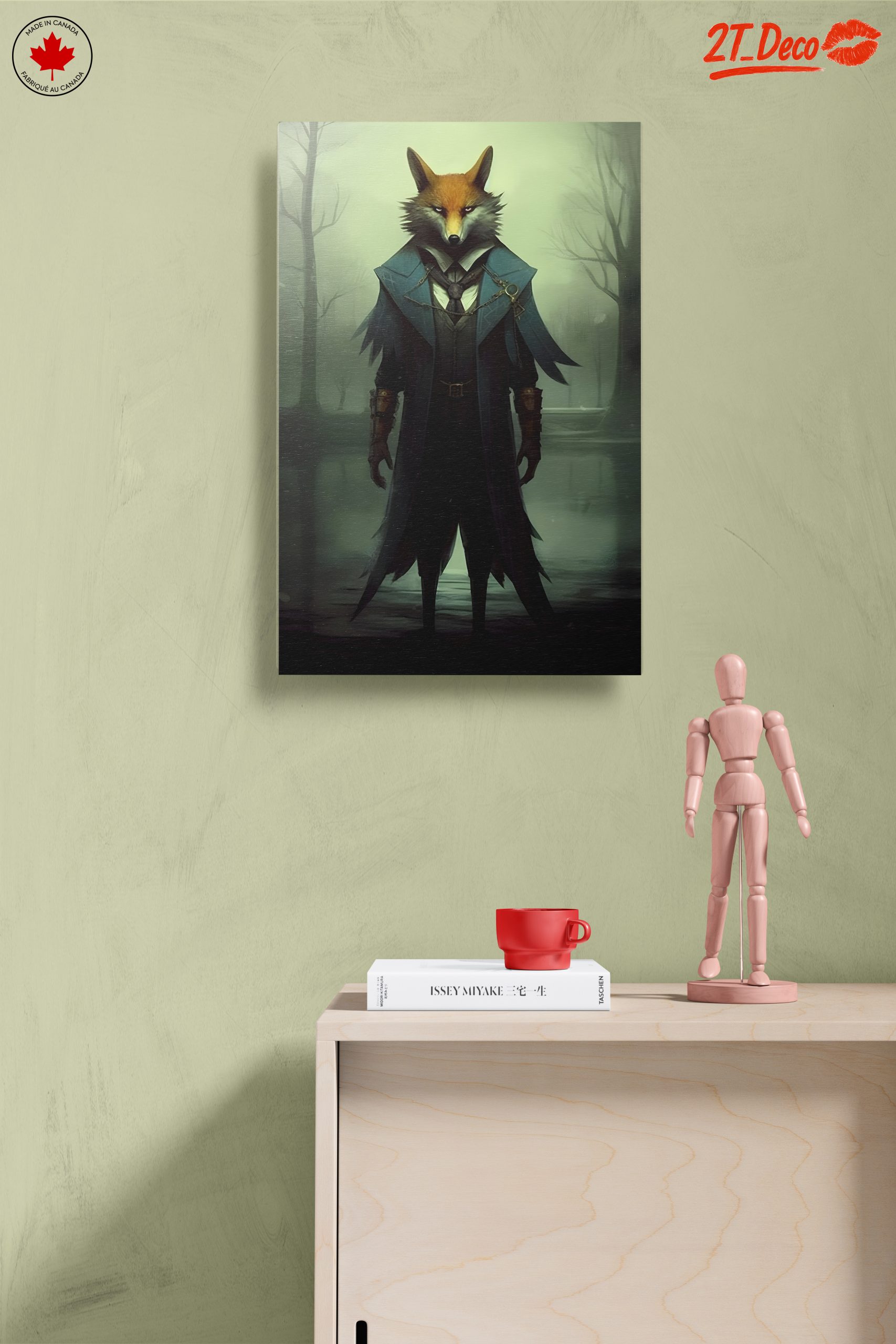 Stylized Fox Character in Dark Fantasy Setting - Image 14