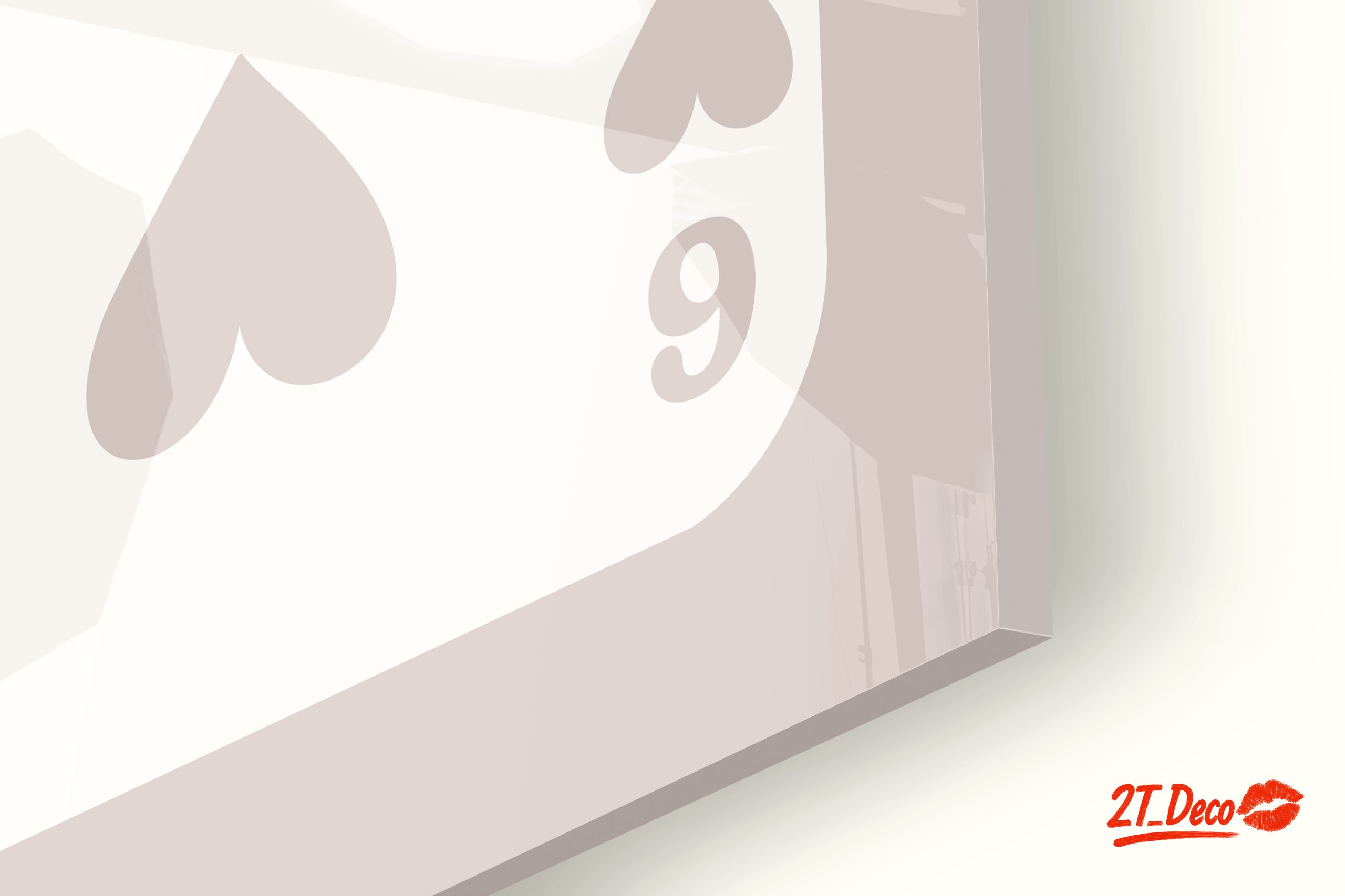 Minimalist Playing Card Design with Hearts - Image 9