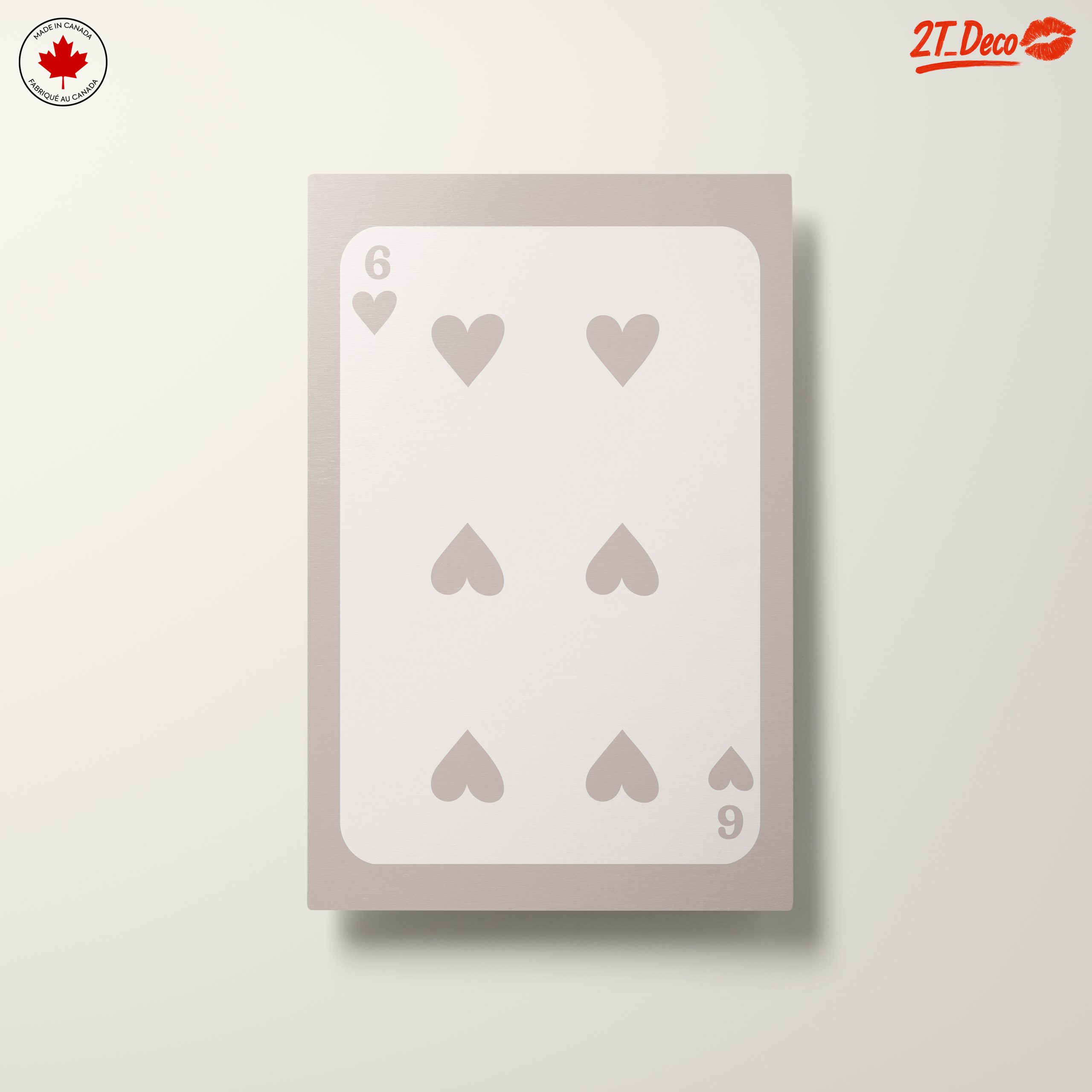 Minimalist Playing Card Design with Hearts - Image 10