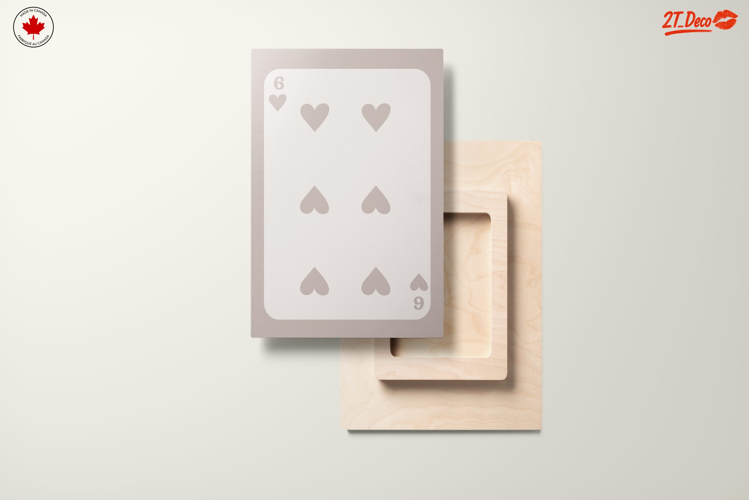 Minimalist Playing Card Design with Hearts - Image 11