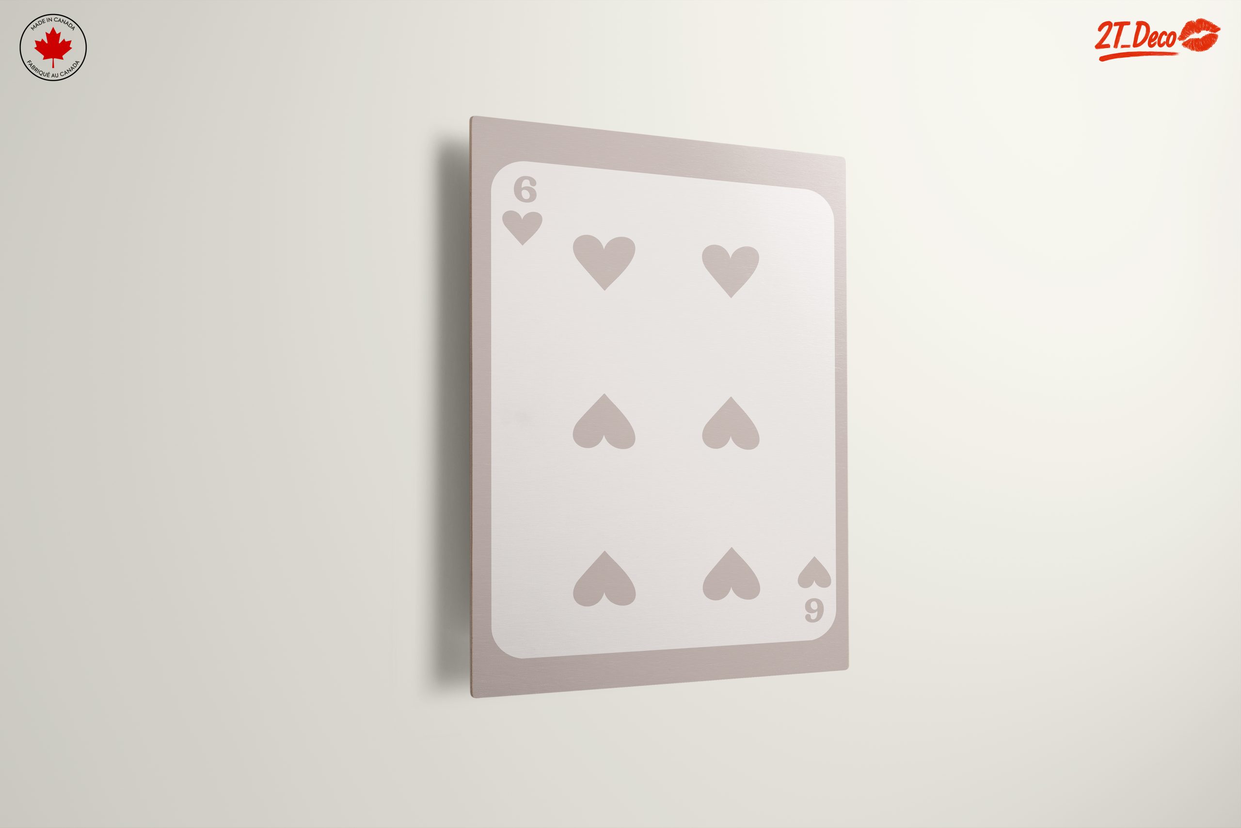 Minimalist Playing Card Design with Hearts - Image 13