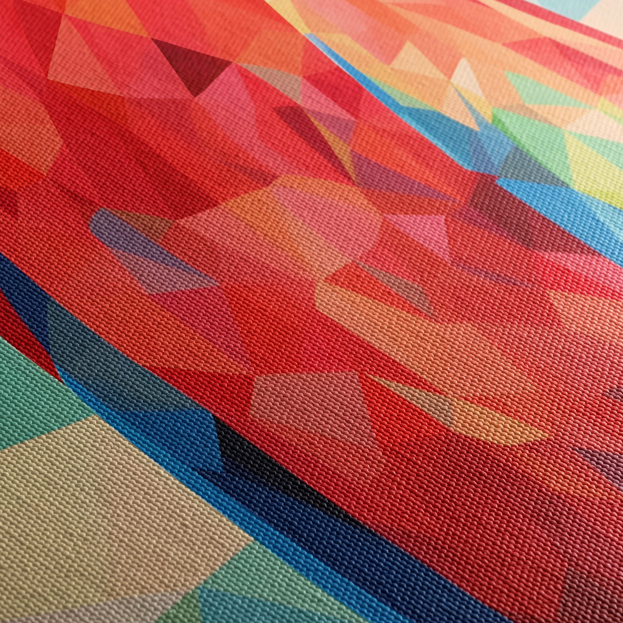 Vibrant Geometric Parrot Art - Image 5