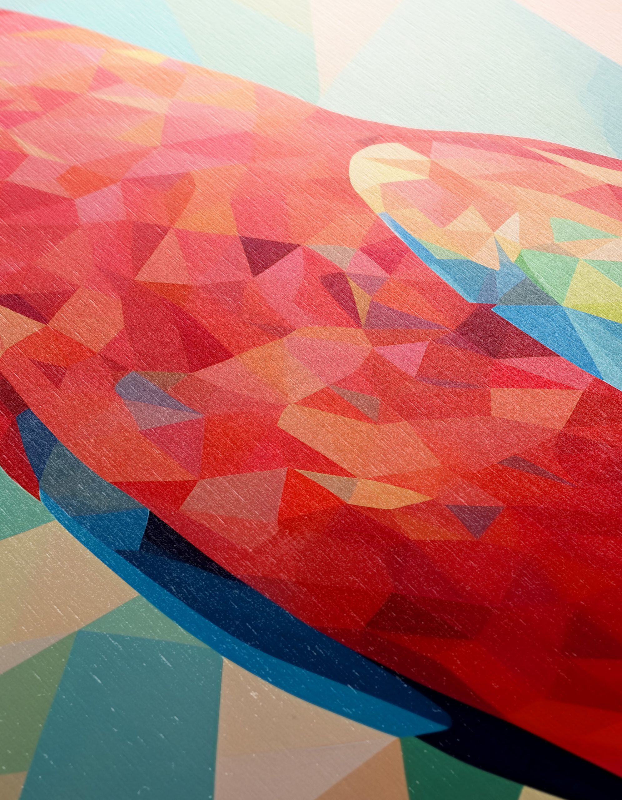 Vibrant Geometric Parrot Art - Image 12
