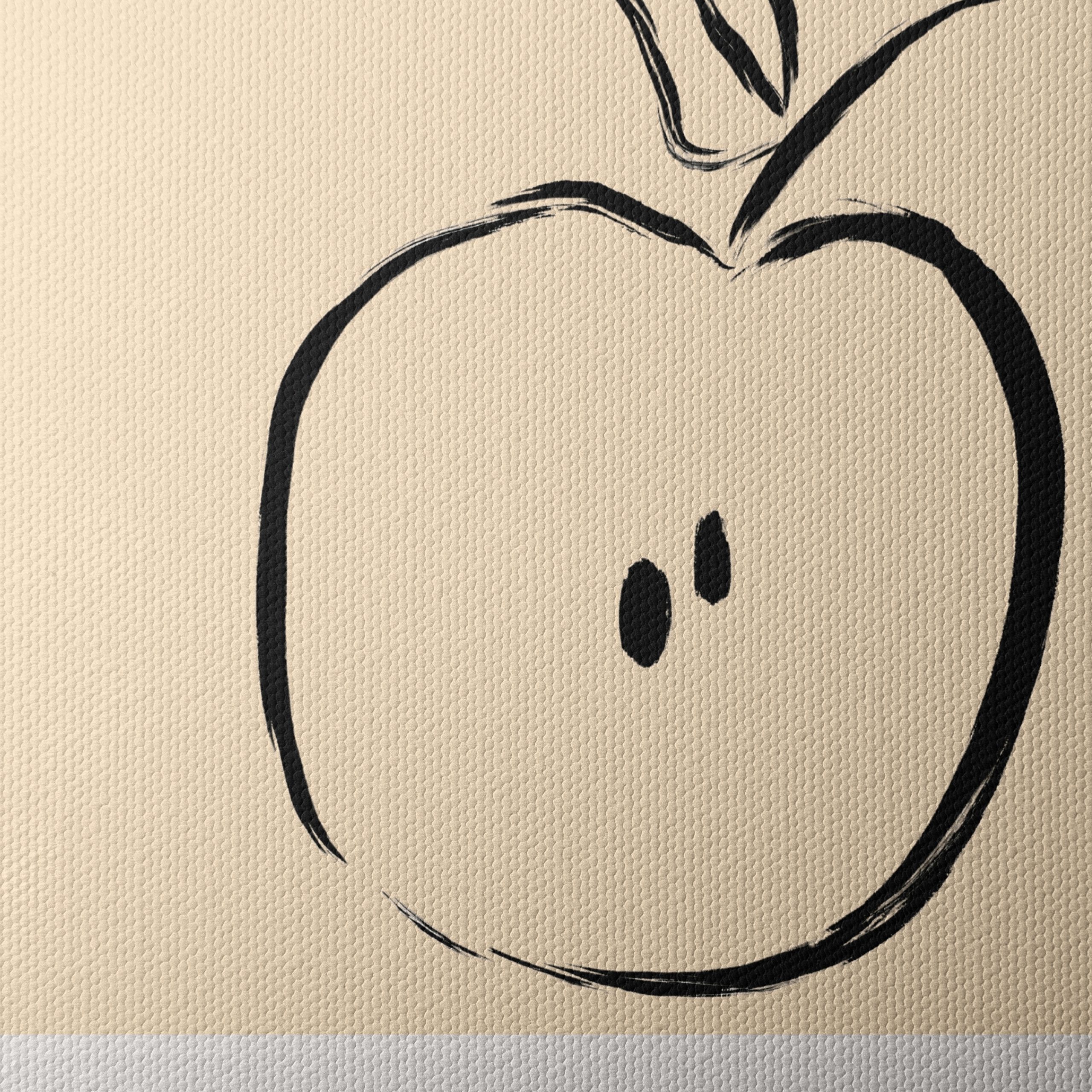 Stylized Abstract Apple Illustration - Image 4