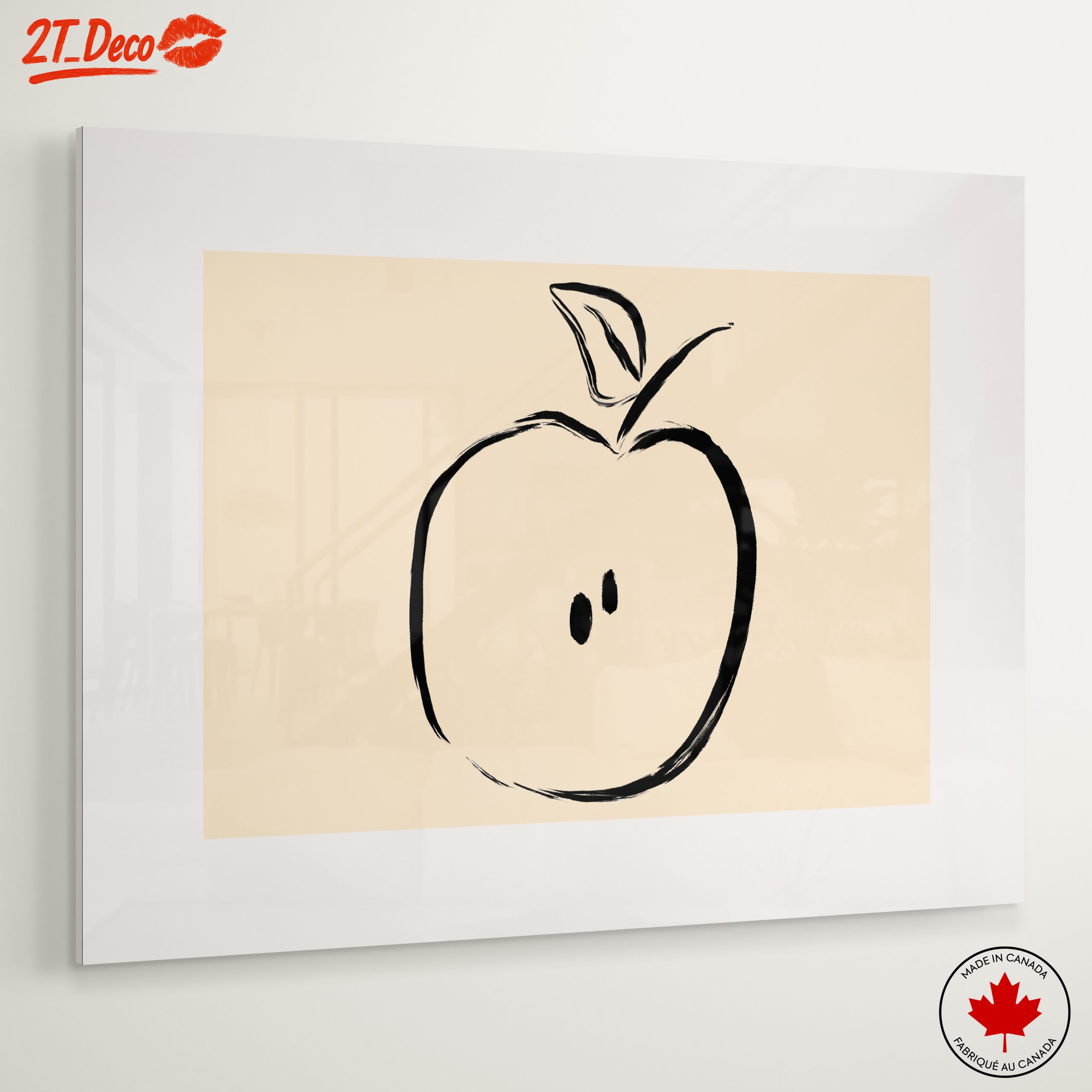 Stylized Abstract Apple Illustration - Image 6