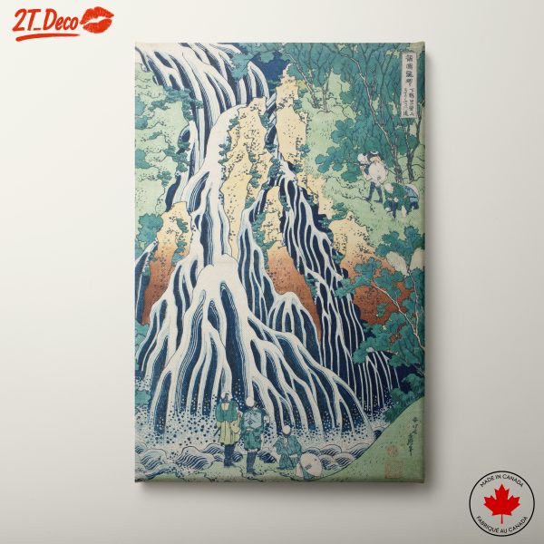 Serene Waterfall Amidst Lush Greenery
