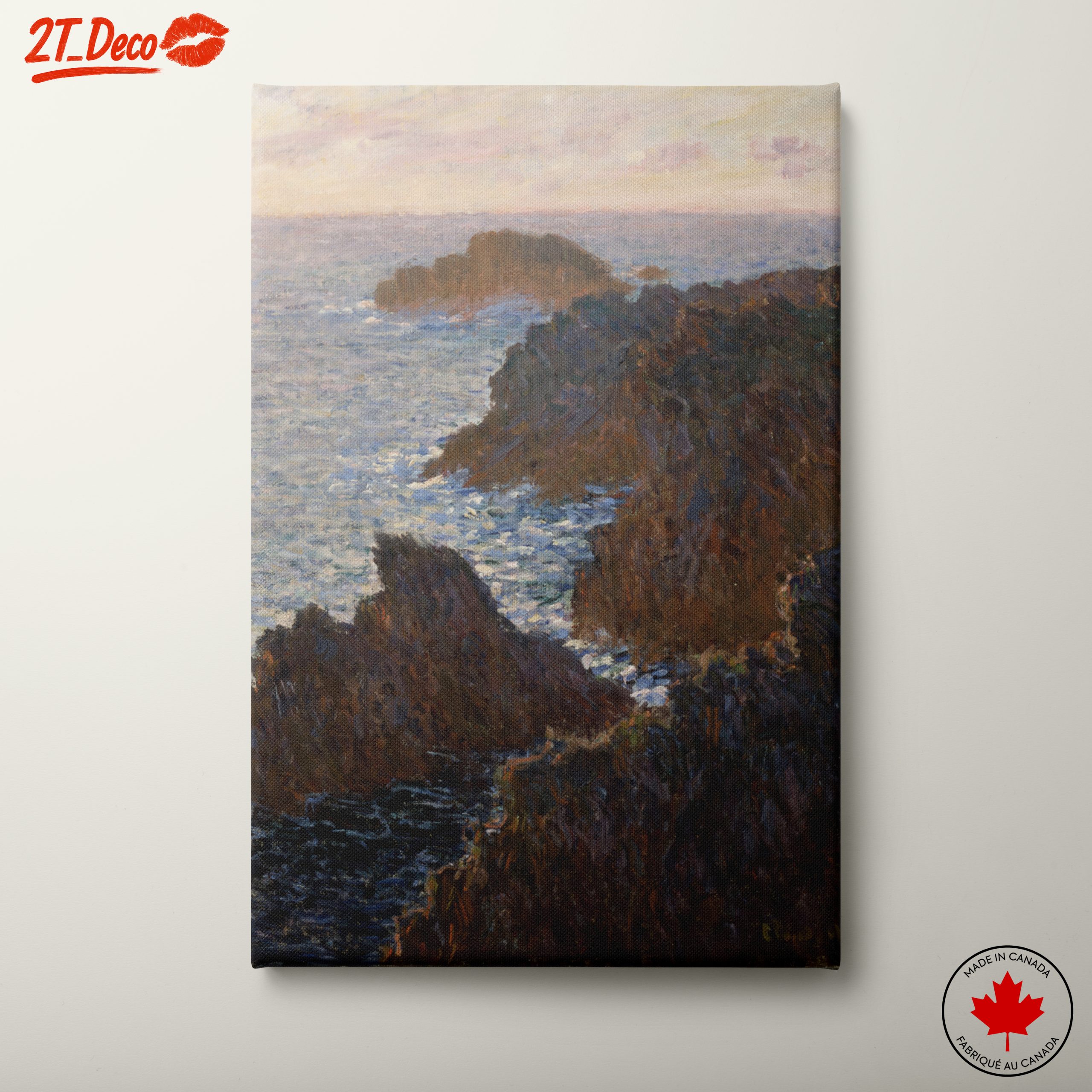 Coastal Abstract Landscape Art