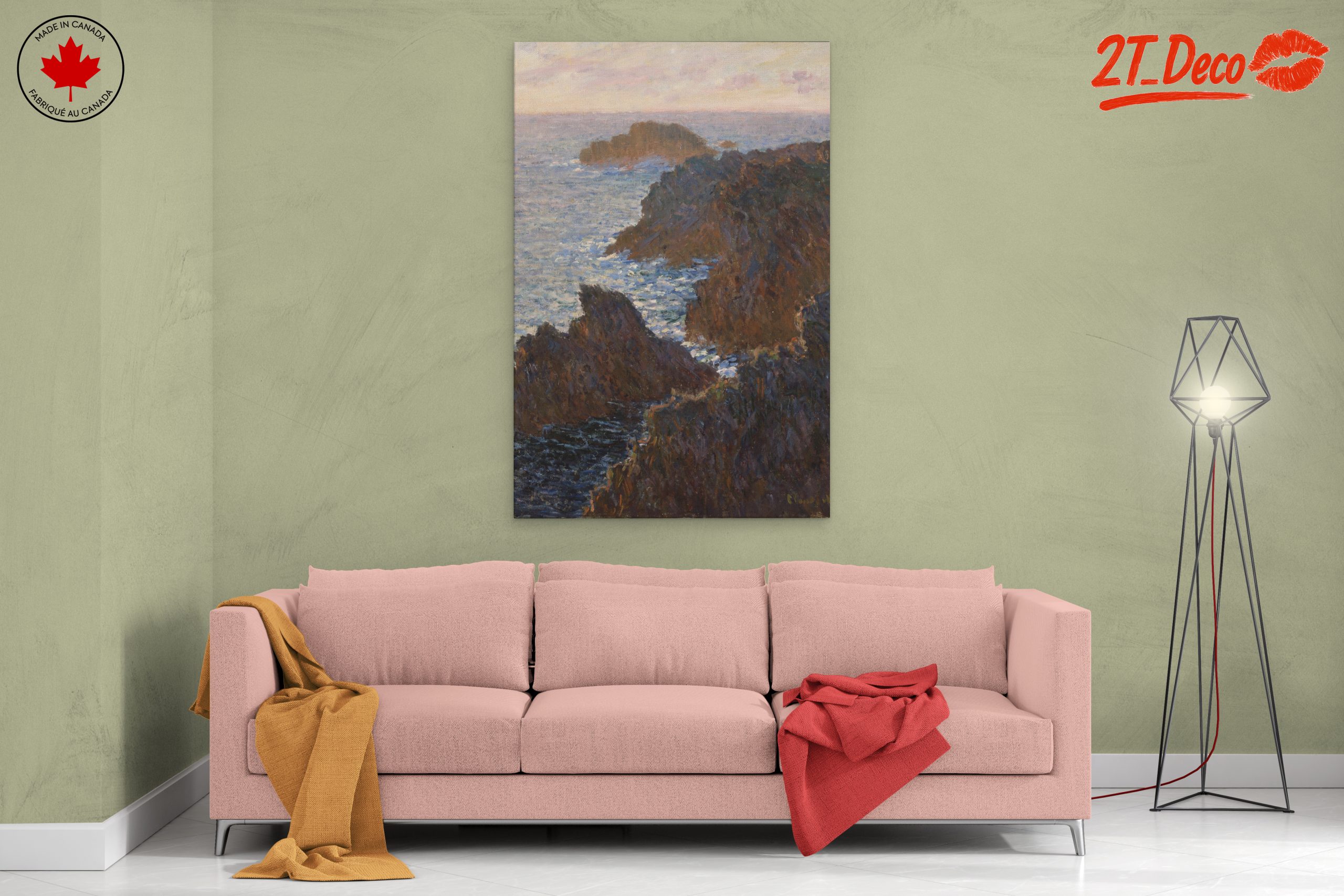 Coastal Abstract Landscape Art - Image 2
