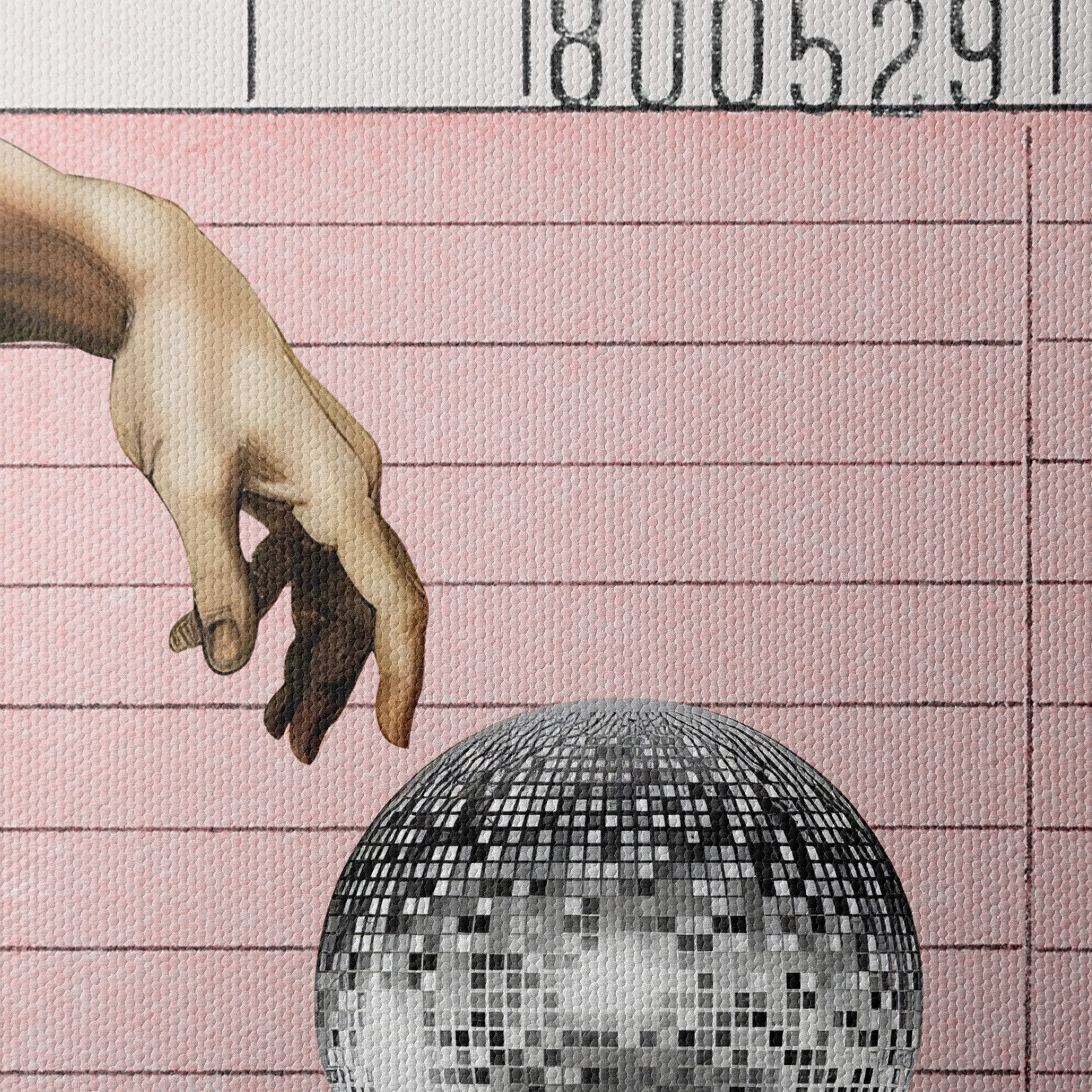 Surreal Hand and Disco Ball Art - Image 4