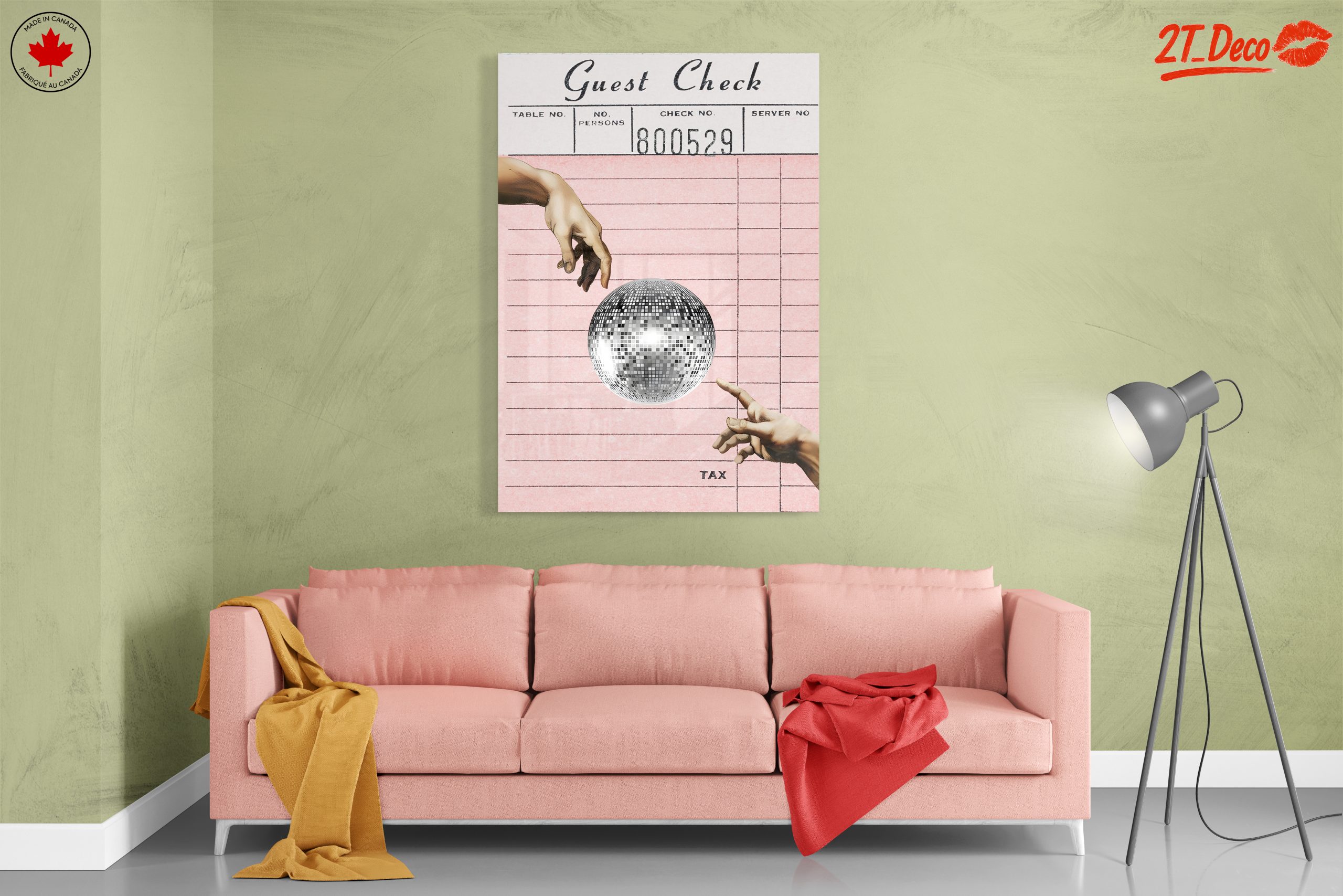 Surreal Hand and Disco Ball Art - Image 7