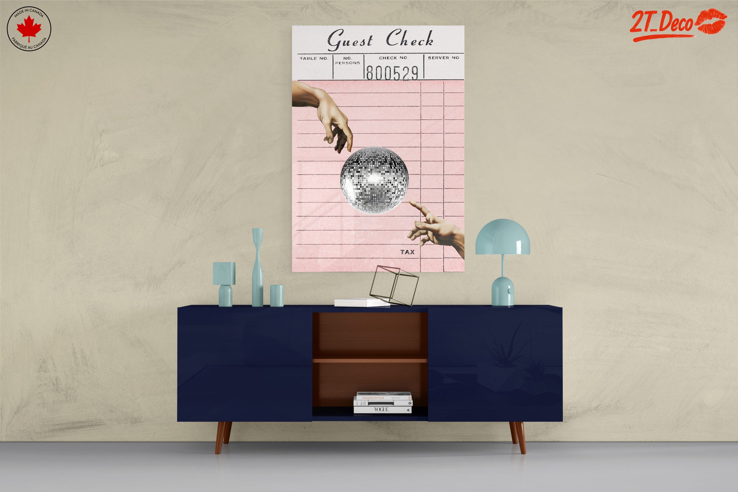 Surreal Hand and Disco Ball Art - Image 8