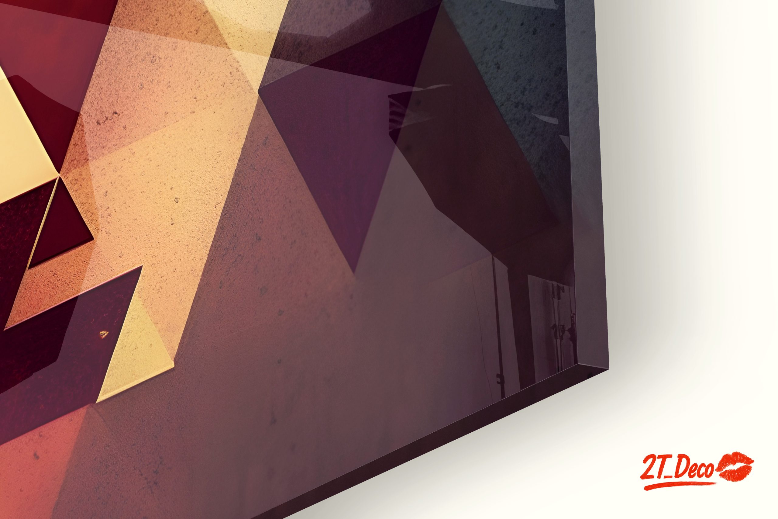 Dynamic Triangular Abstract Artwork - Image 9