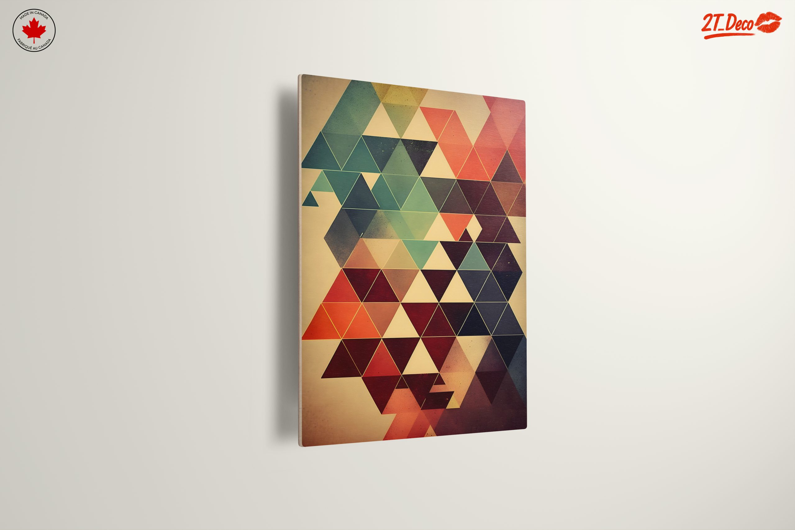 Dynamic Triangular Abstract Artwork - Image 13