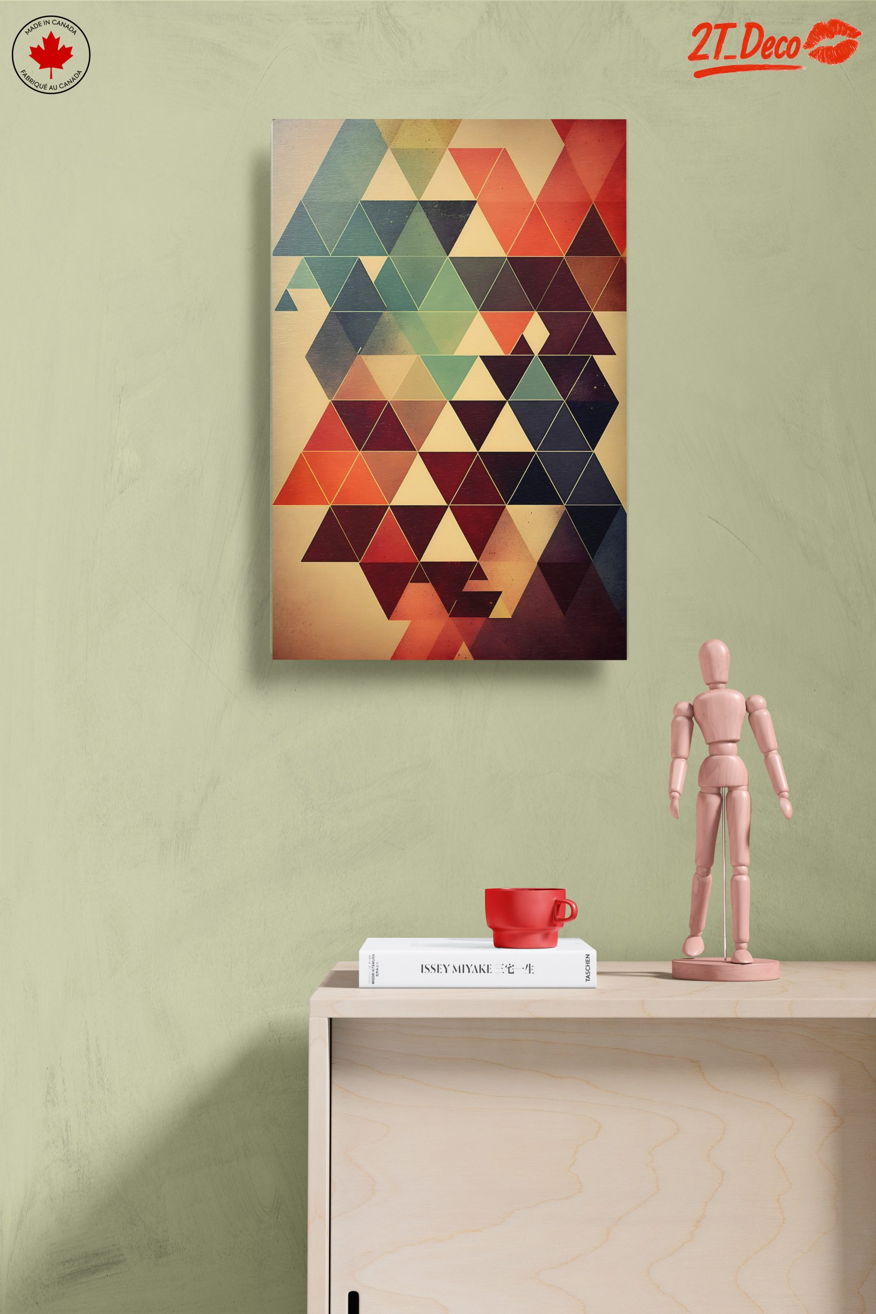 Dynamic Triangular Abstract Artwork - Image 14