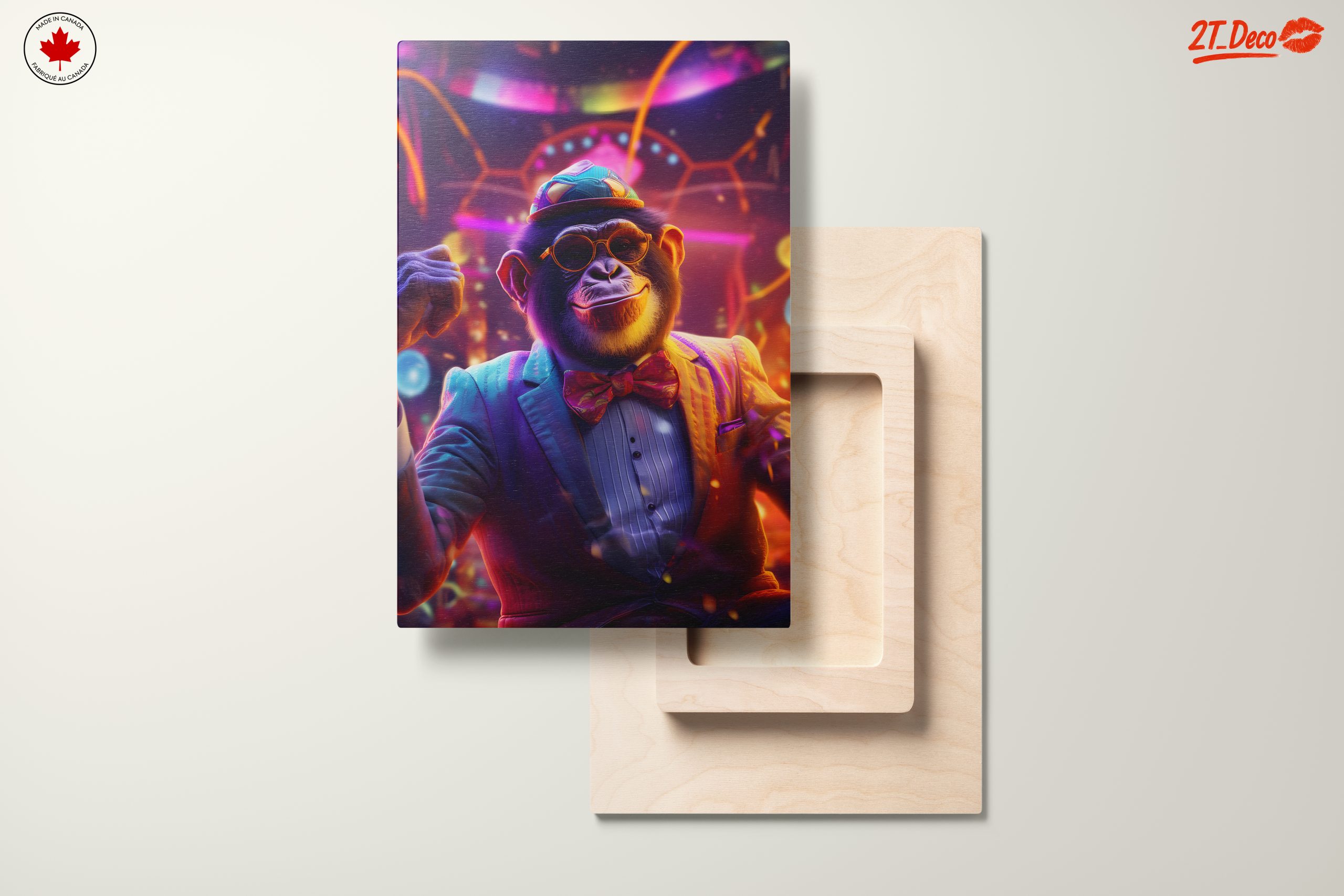 Playful Monkey Character in Vibrant Suit - Image 11